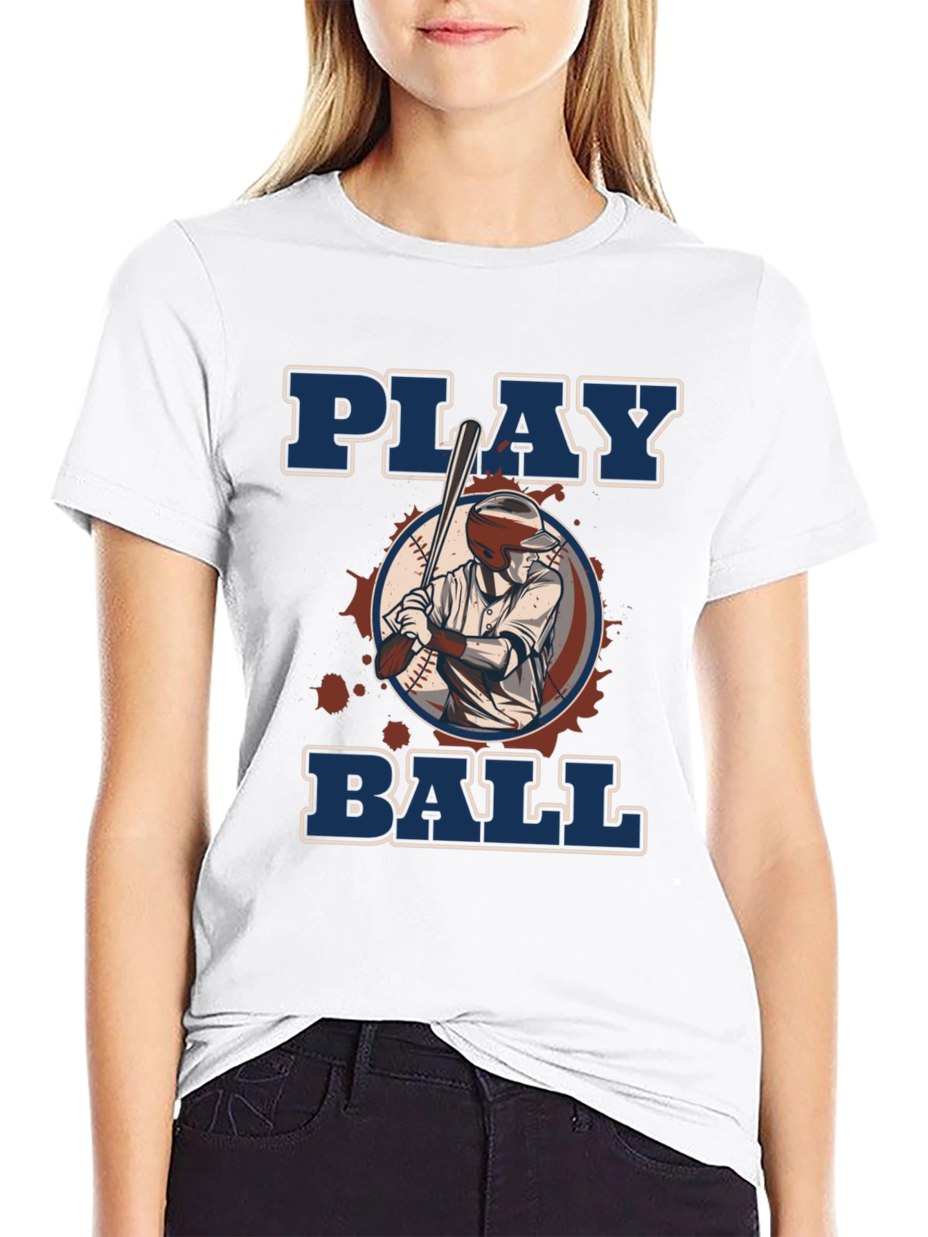 Play Ball Graphic T-Shirt - Baseball Fan Apparel
