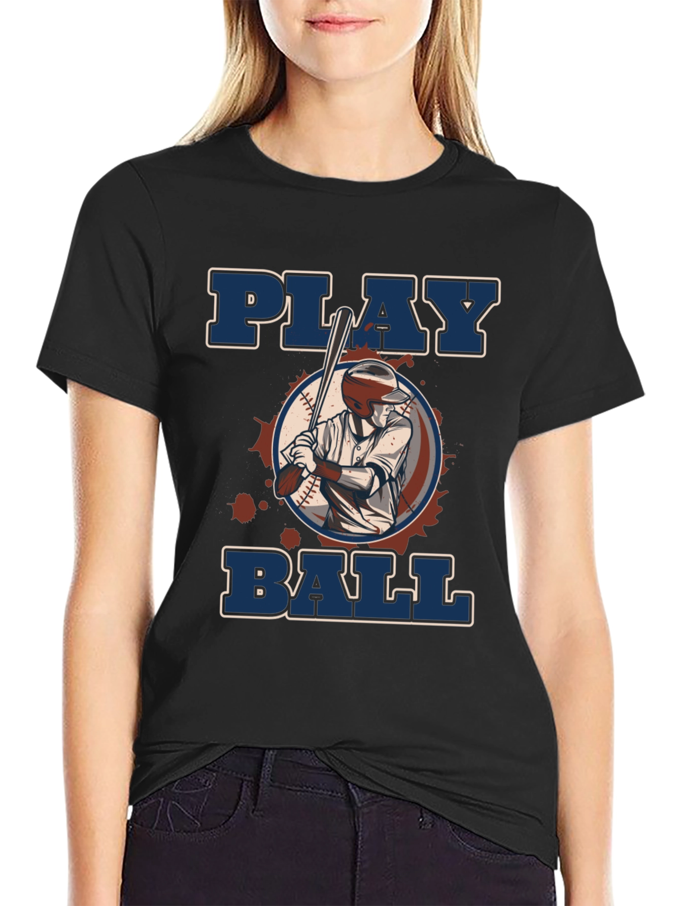 Play Ball Graphic T-Shirt - Baseball Fan Apparel