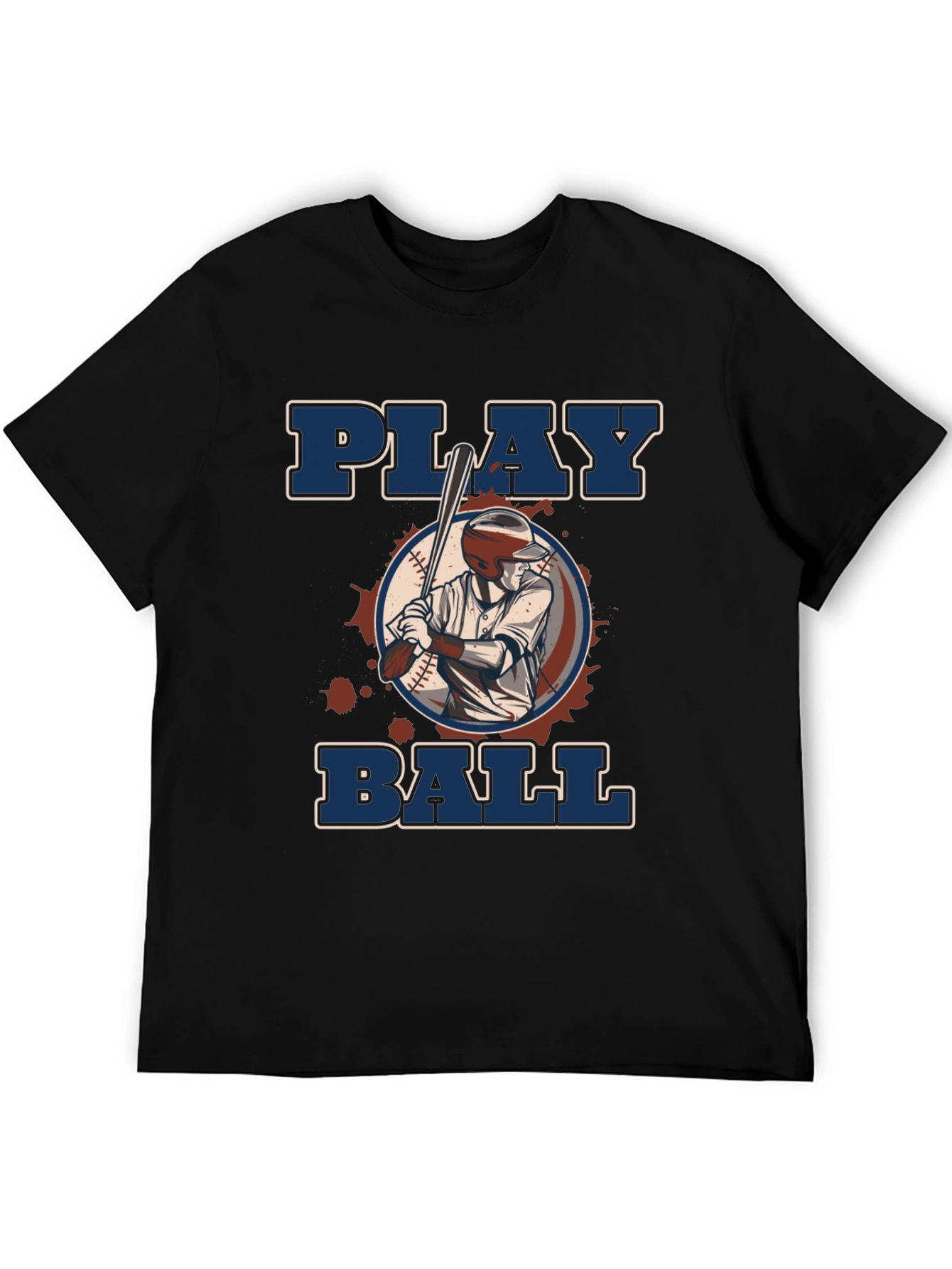 Play Ball Graphic T-Shirt - Baseball Fan Apparel