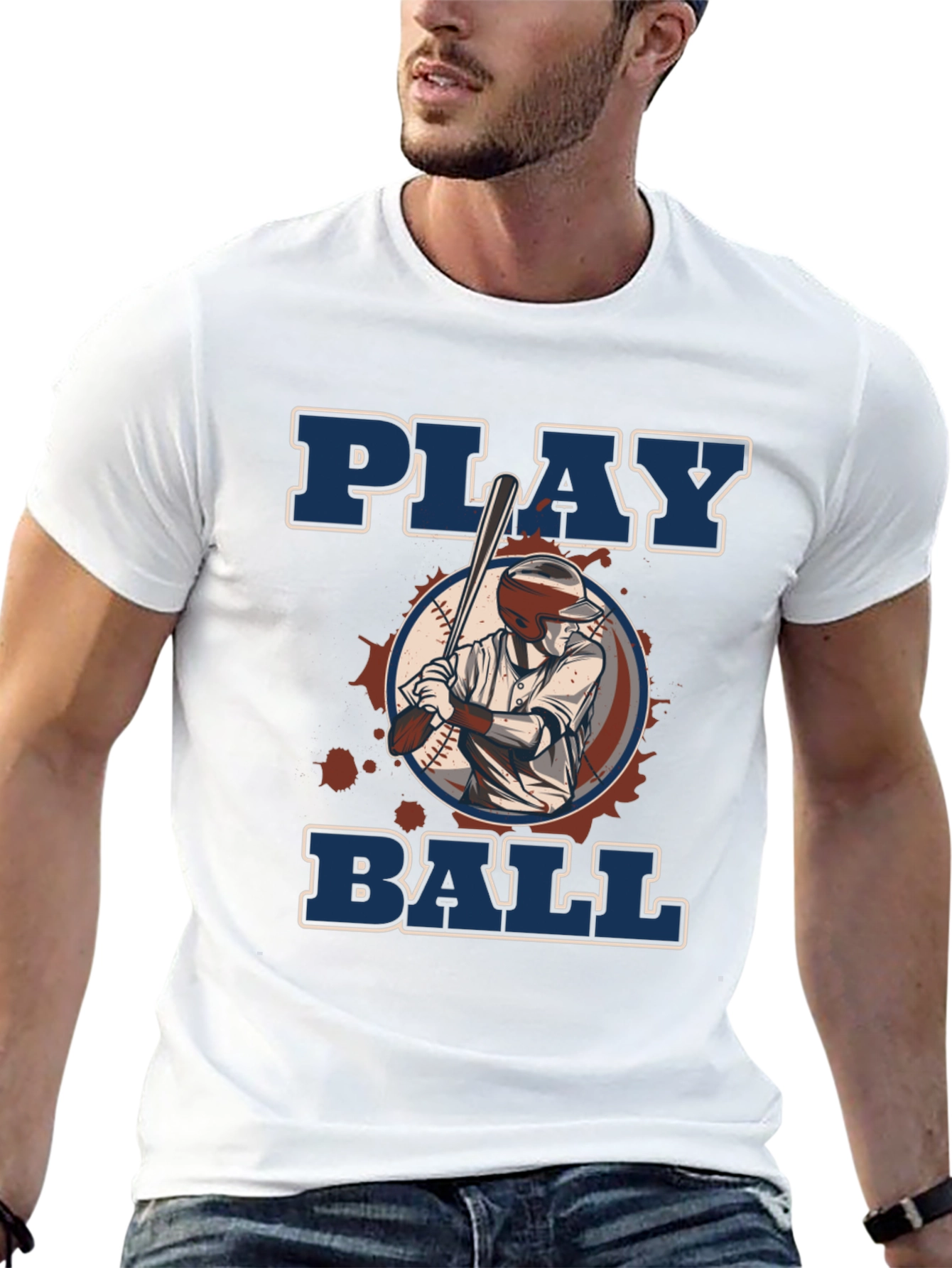 Play Ball Graphic T-Shirt - Baseball Fan Apparel