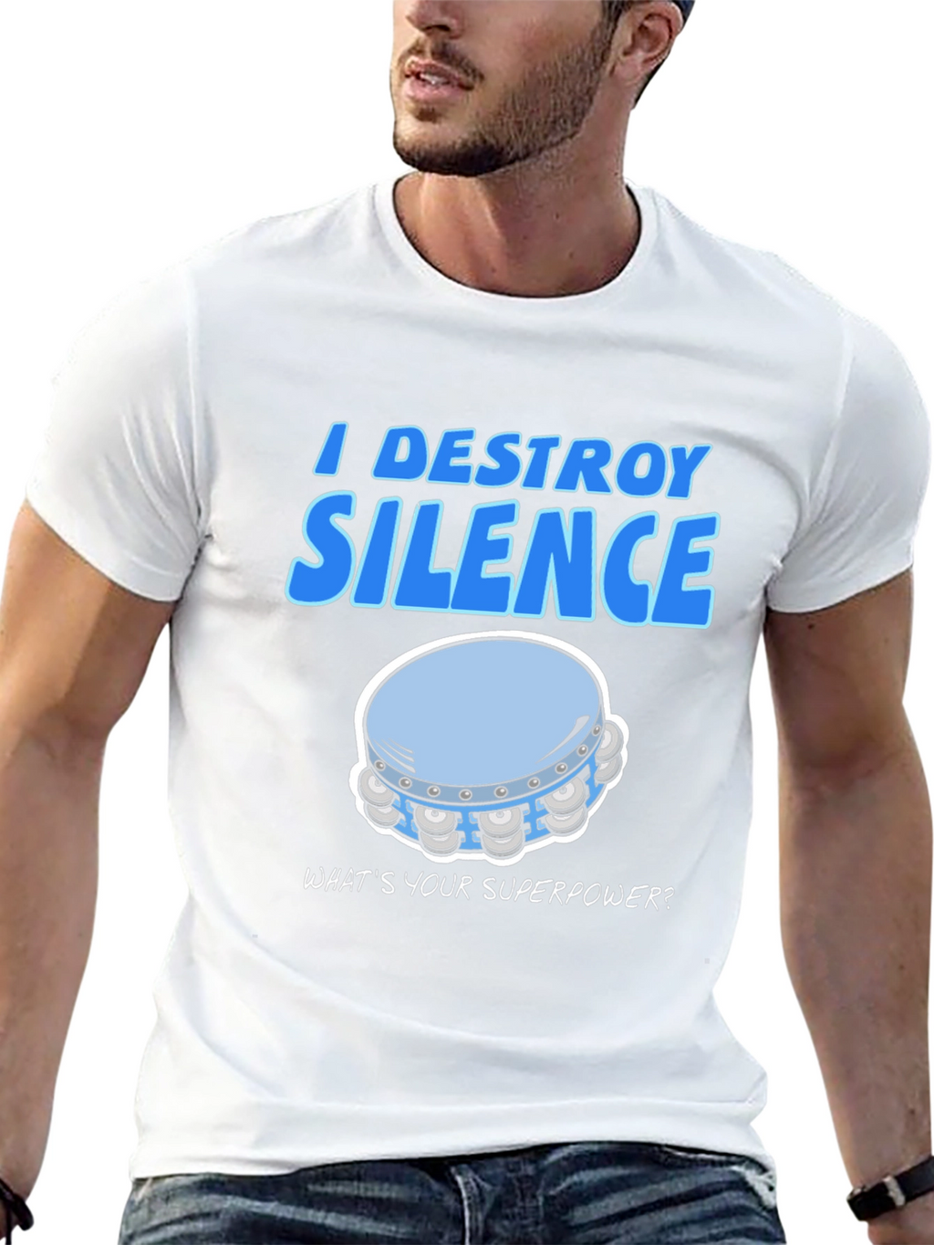 I Destroy Silence T-Shirt - Funny Musician Tee