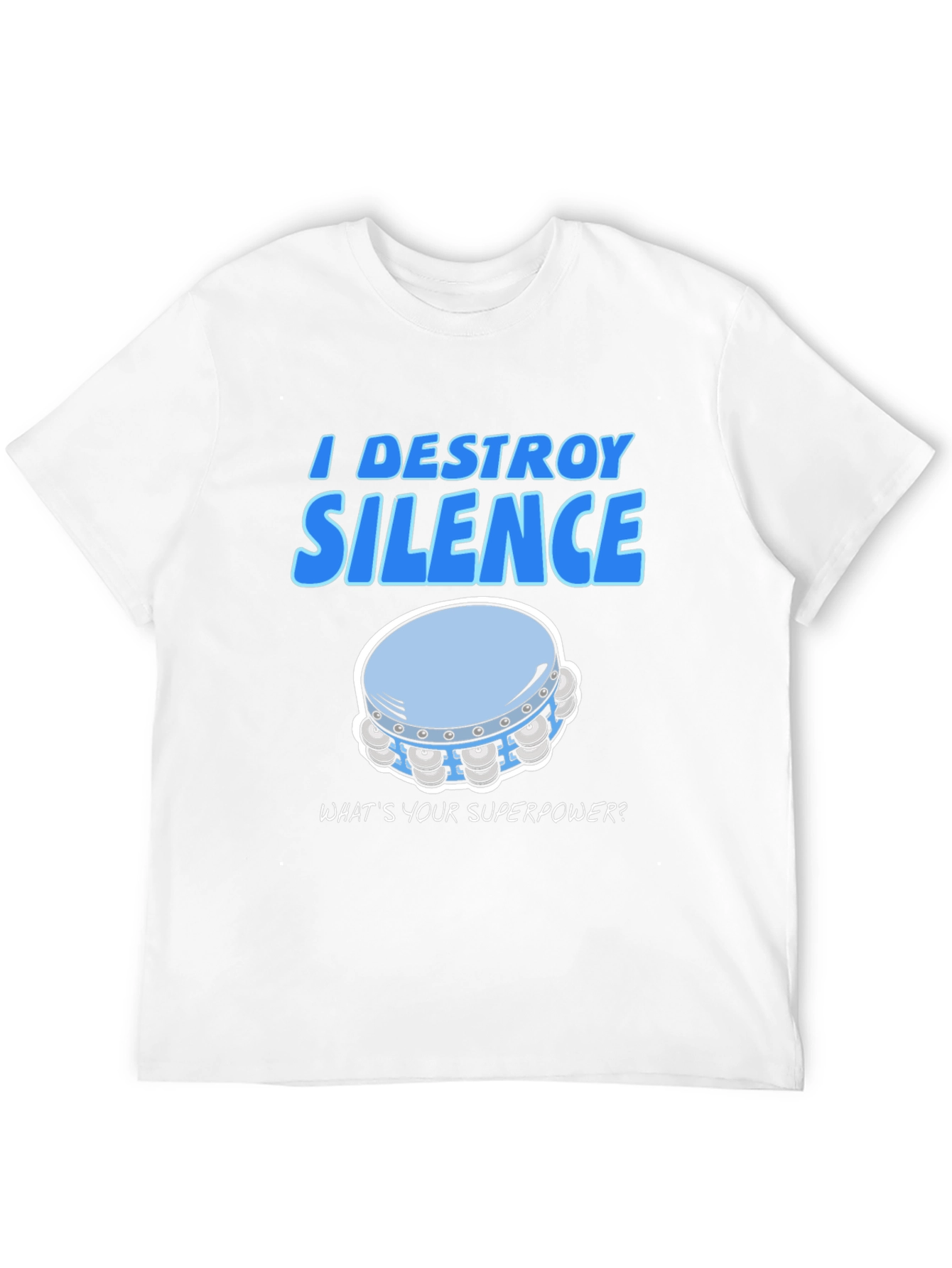 I Destroy Silence T-Shirt - Funny Musician Tee