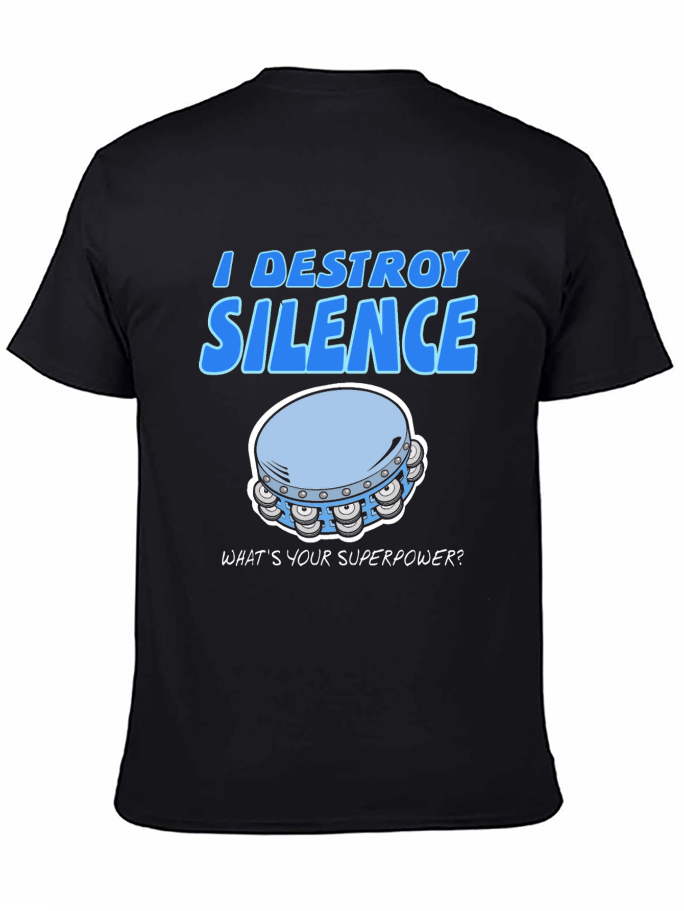 I Destroy Silence T-Shirt - Funny Musician Tee
