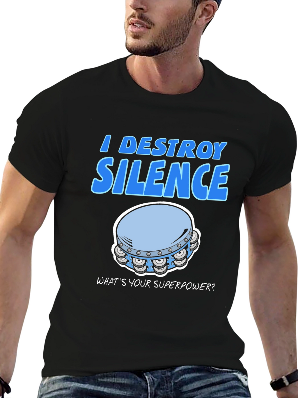 I Destroy Silence T-Shirt - Funny Musician Tee