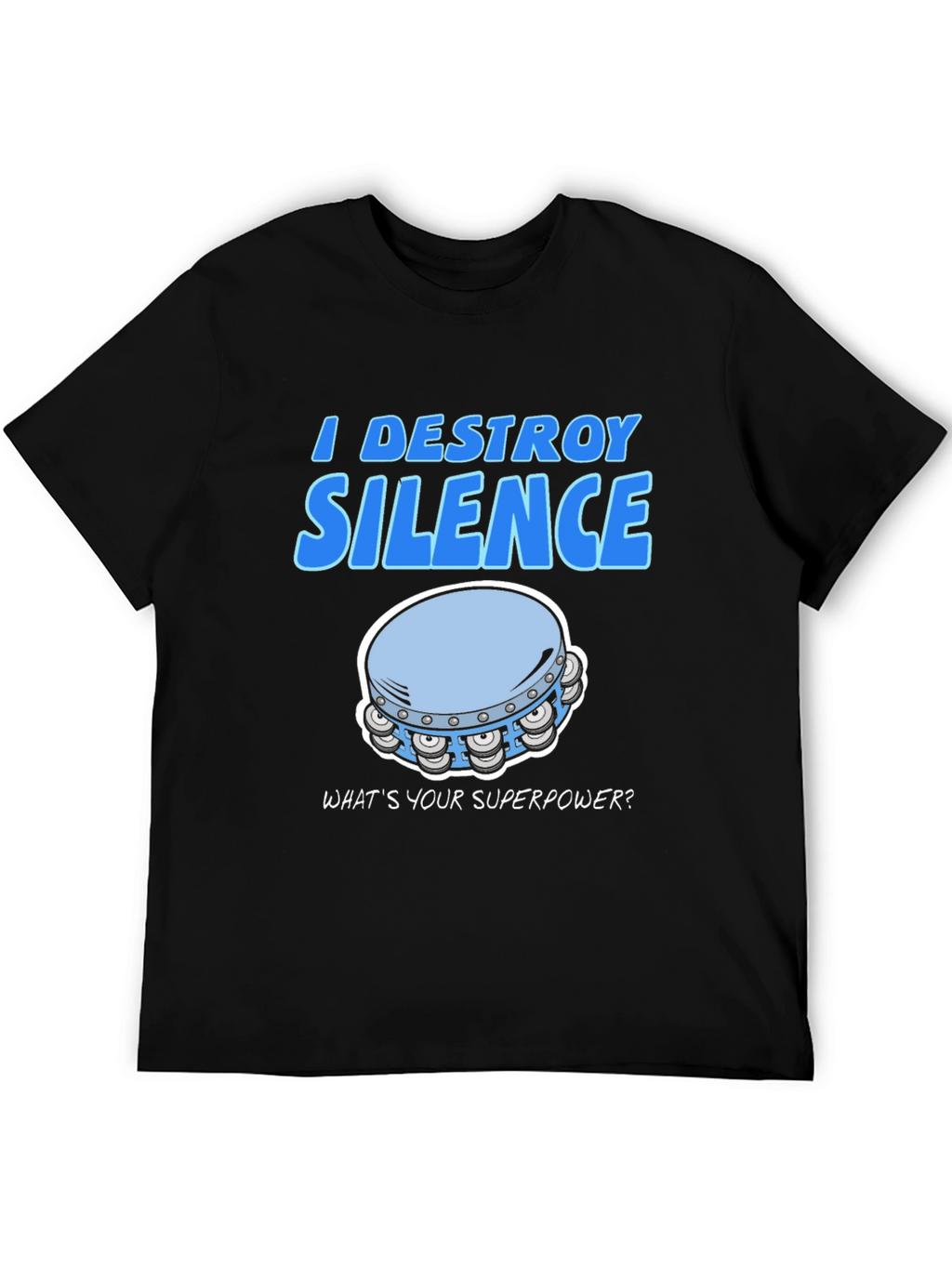I Destroy Silence T-Shirt - Funny Musician Tee