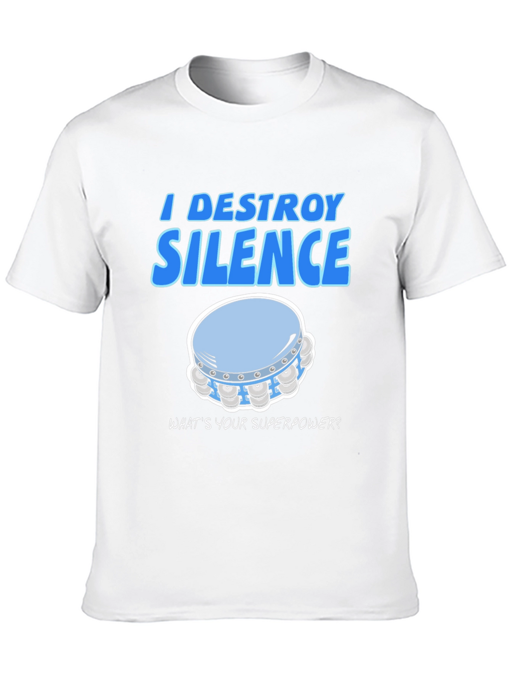 I Destroy Silence T-Shirt - Funny Musician Tee
