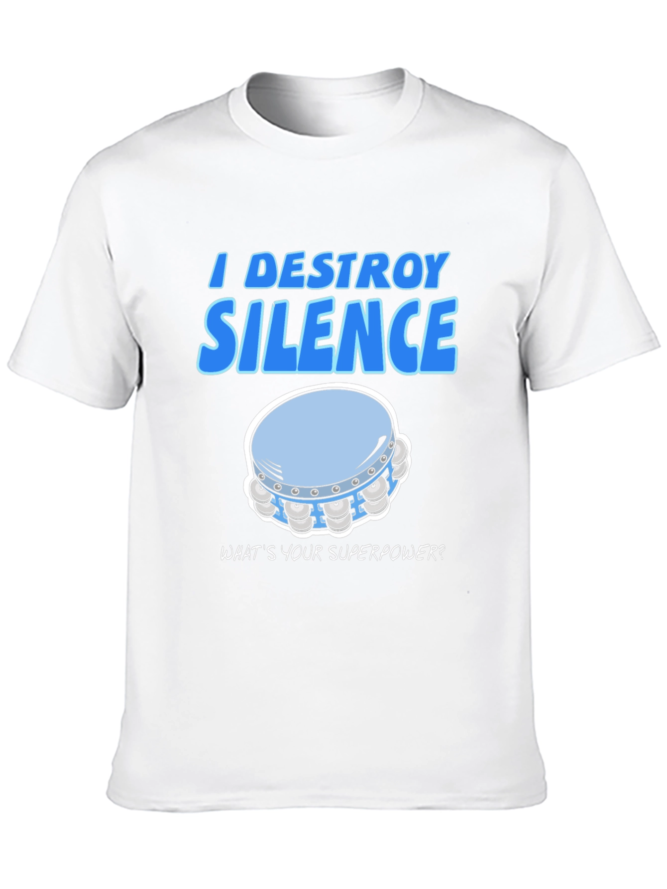 I Destroy Silence T-Shirt - Funny Musician Tee