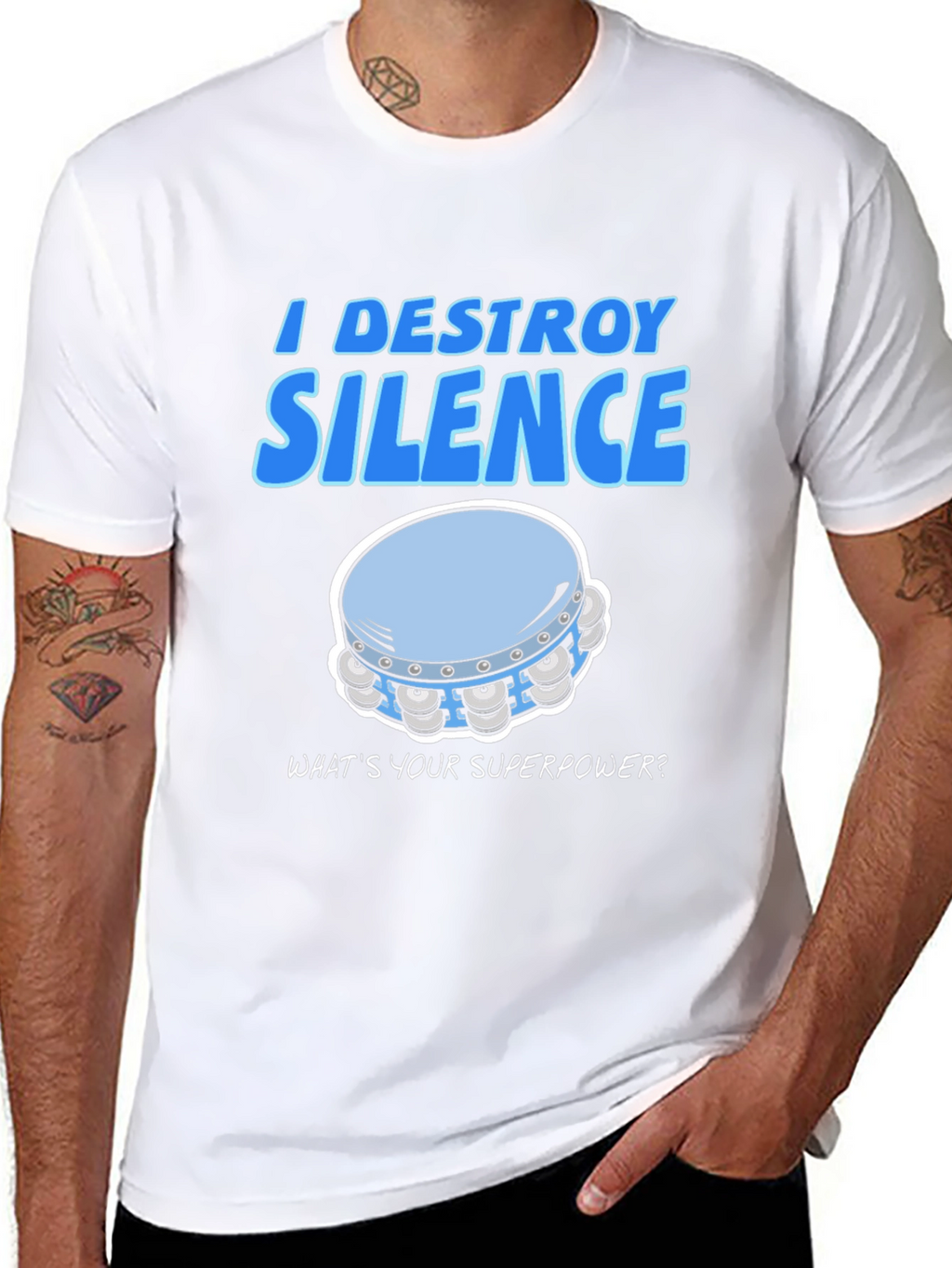 I Destroy Silence T-Shirt - Funny Musician Tee