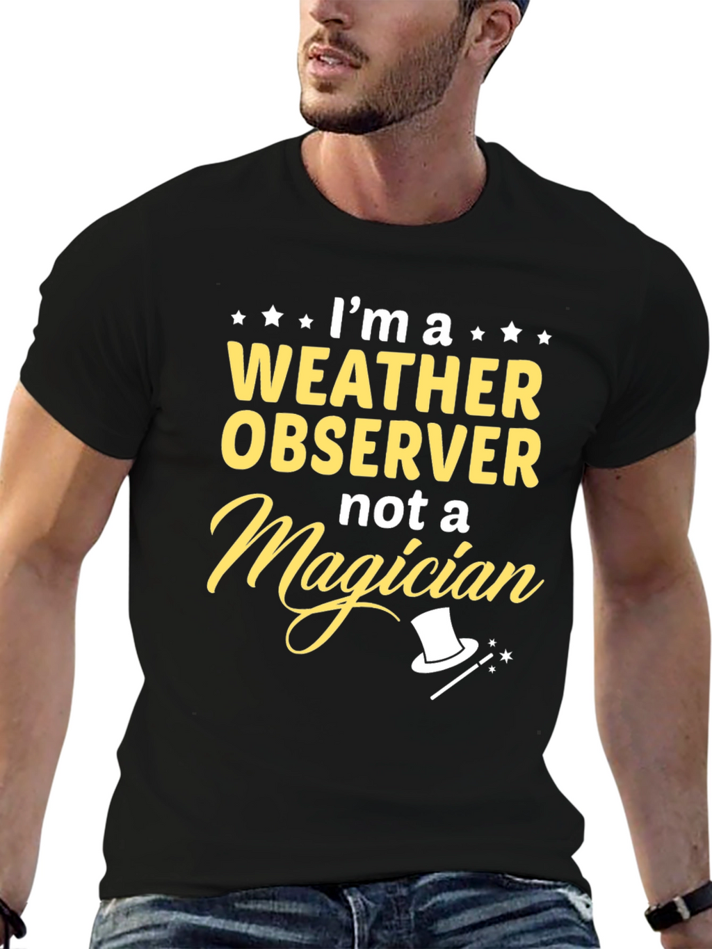 Weather Observer Not a Magician T-Shirt