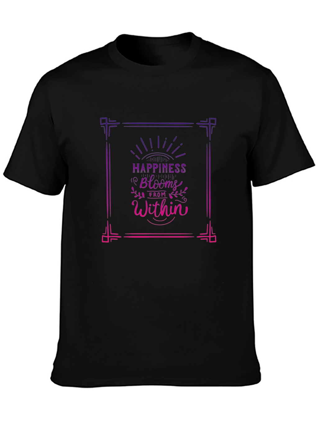 Happiness Blooms Within Graphic Tee