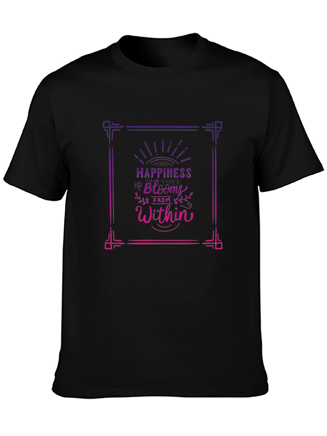 Happiness Blooms Within Graphic Tee