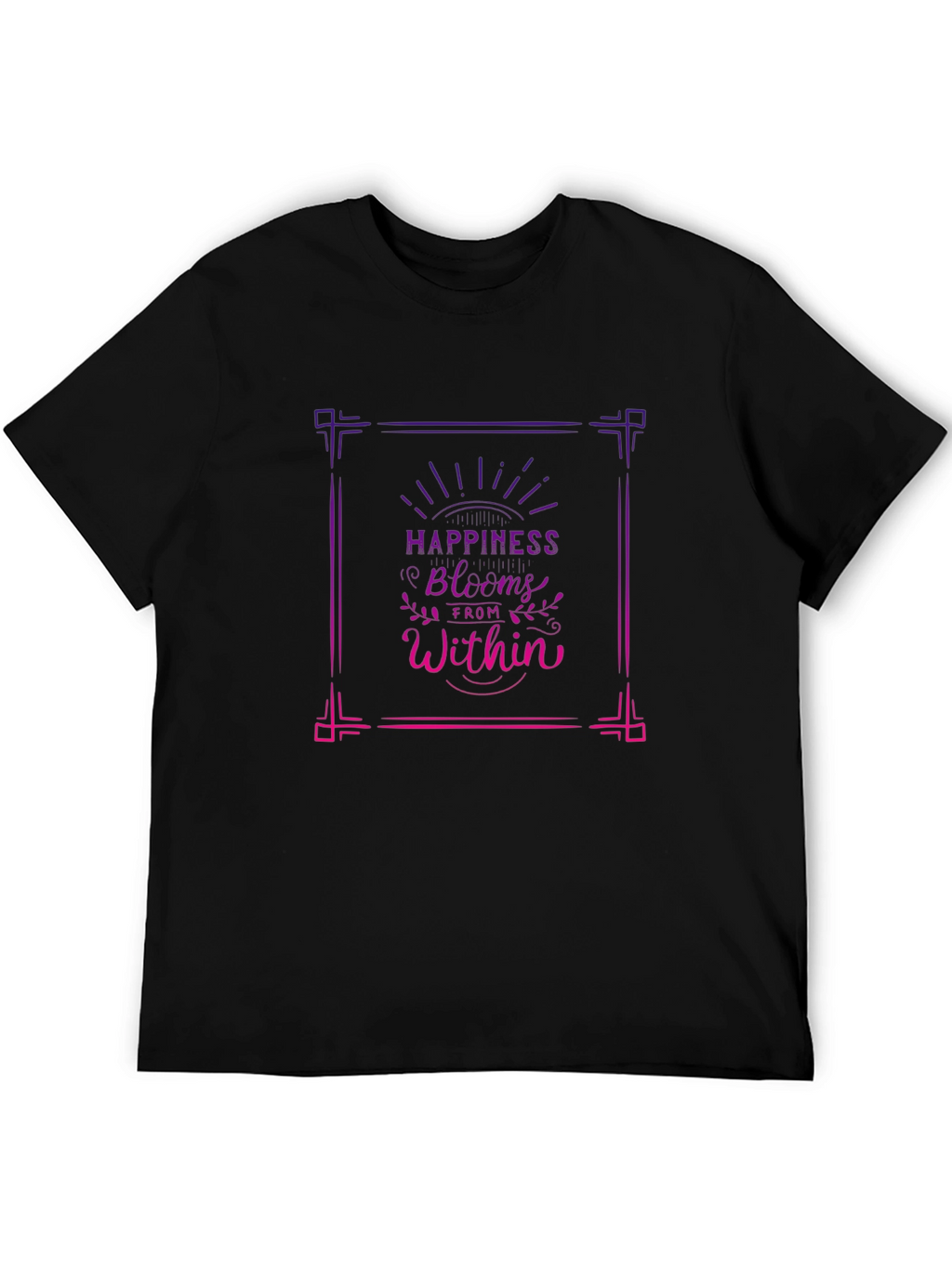Happiness Blooms Within Graphic Tee
