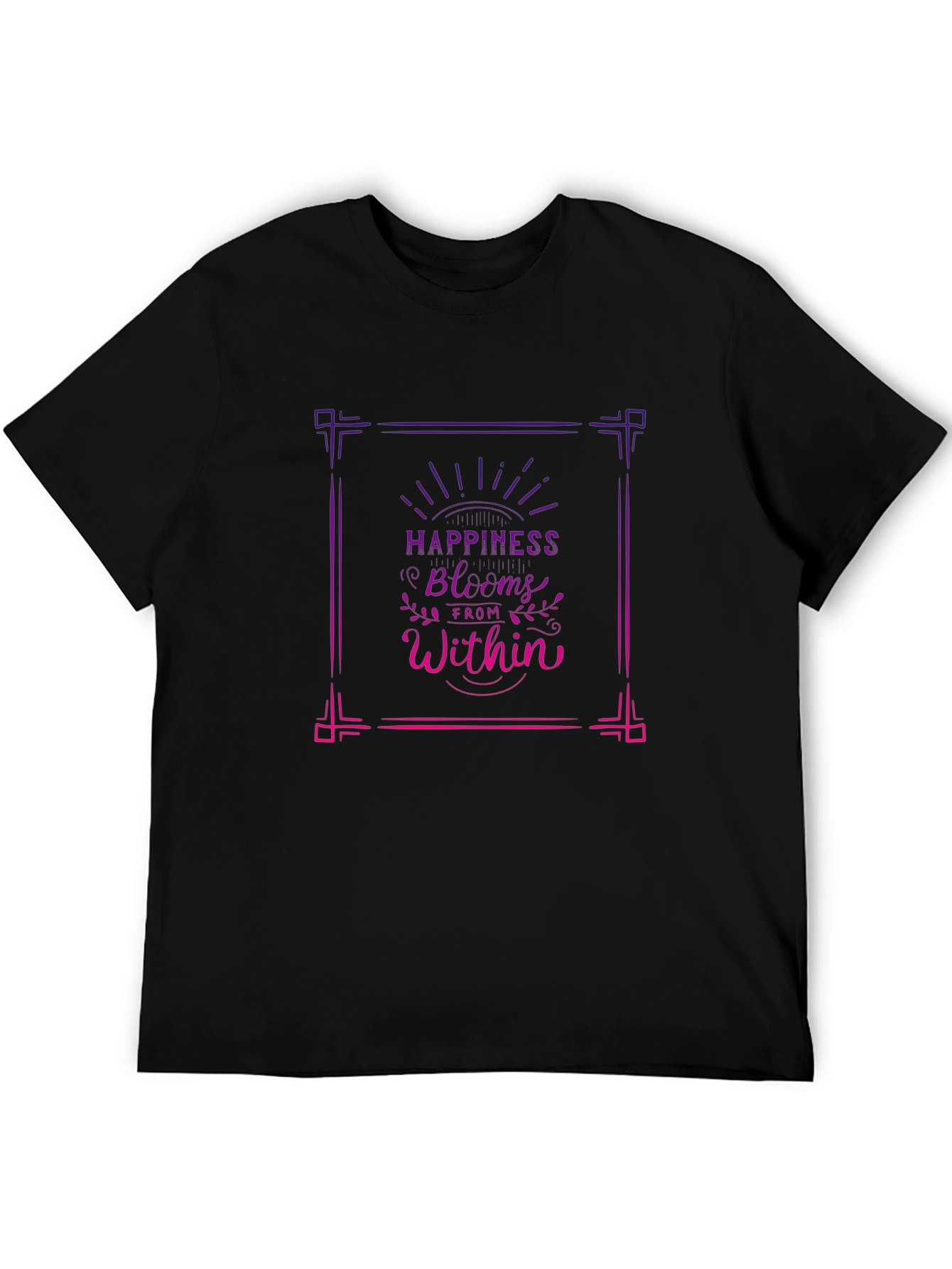 Happiness Blooms Within Graphic Tee