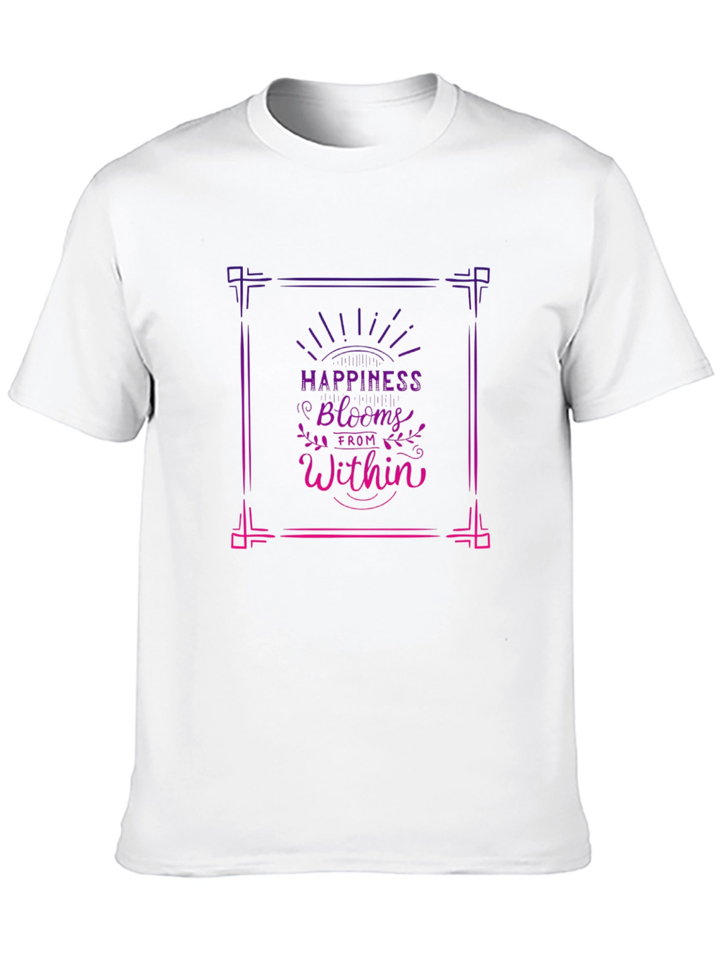 Happiness Blooms Within Graphic Tee
