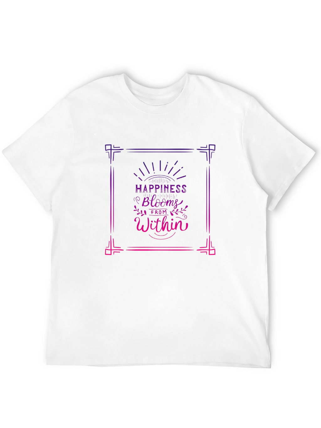 Happiness Blooms Within Graphic Tee