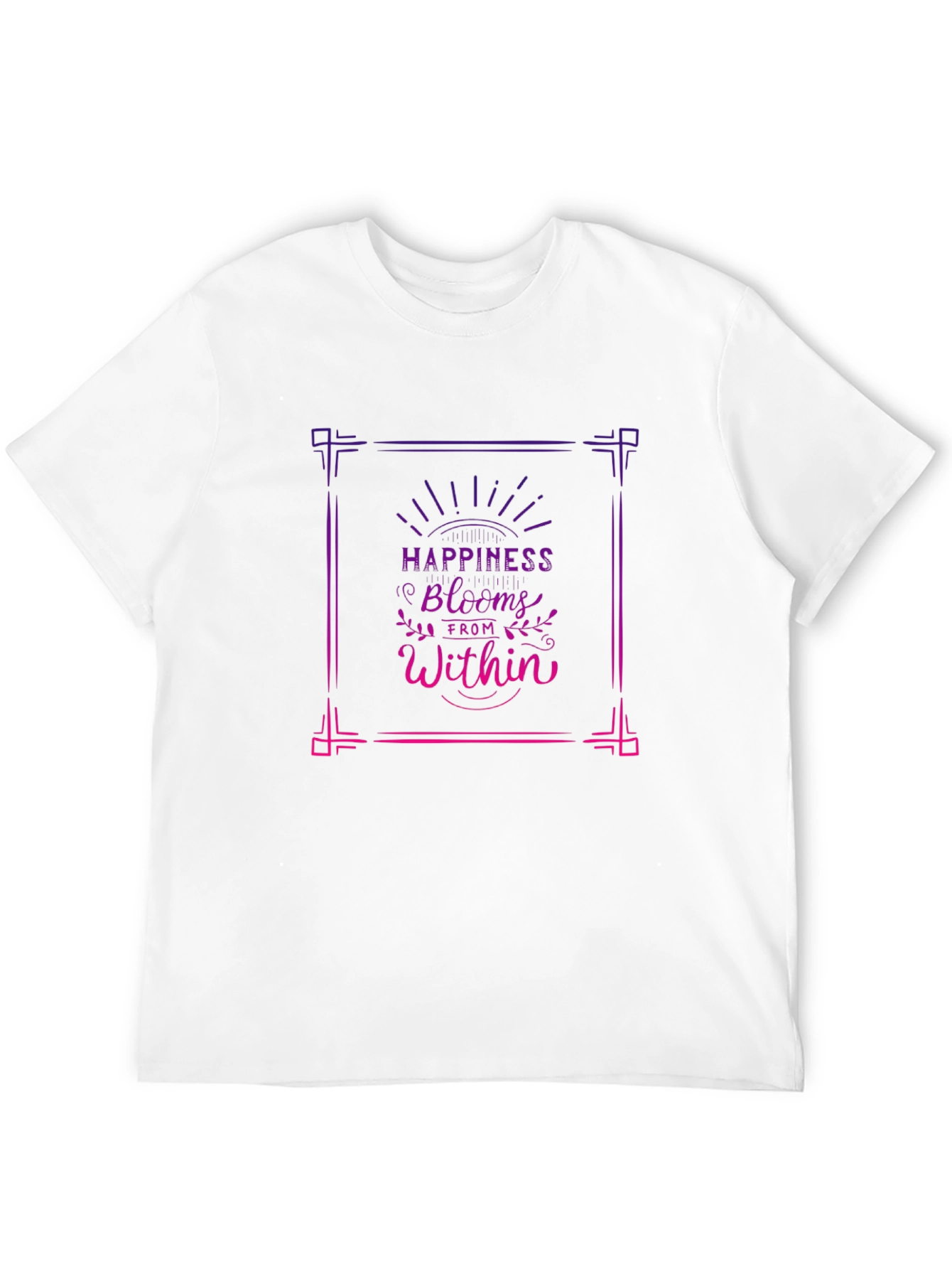 Happiness Blooms Within Graphic Tee