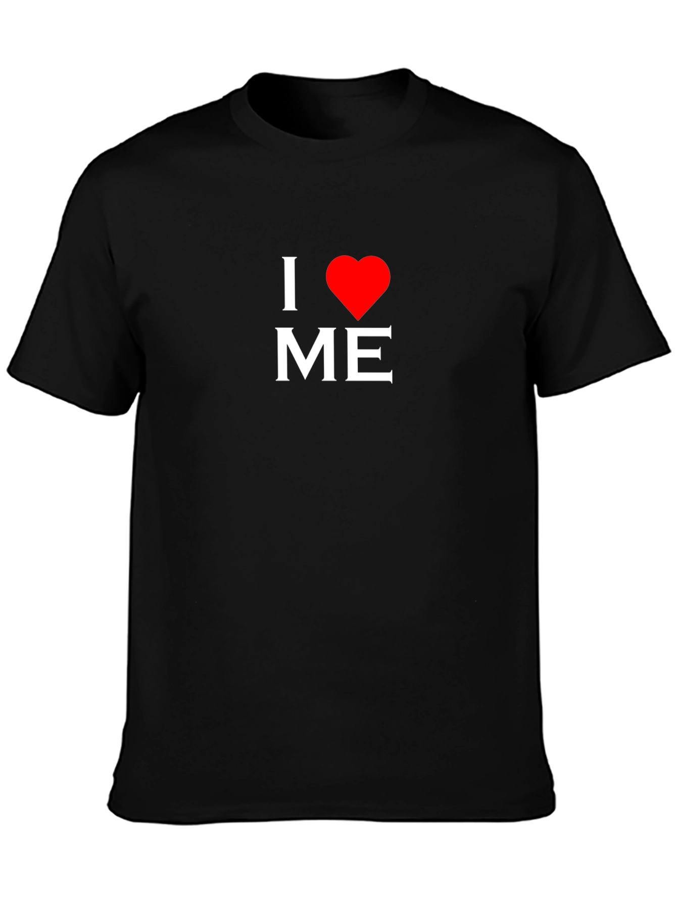 I Heart Me Black Tee
