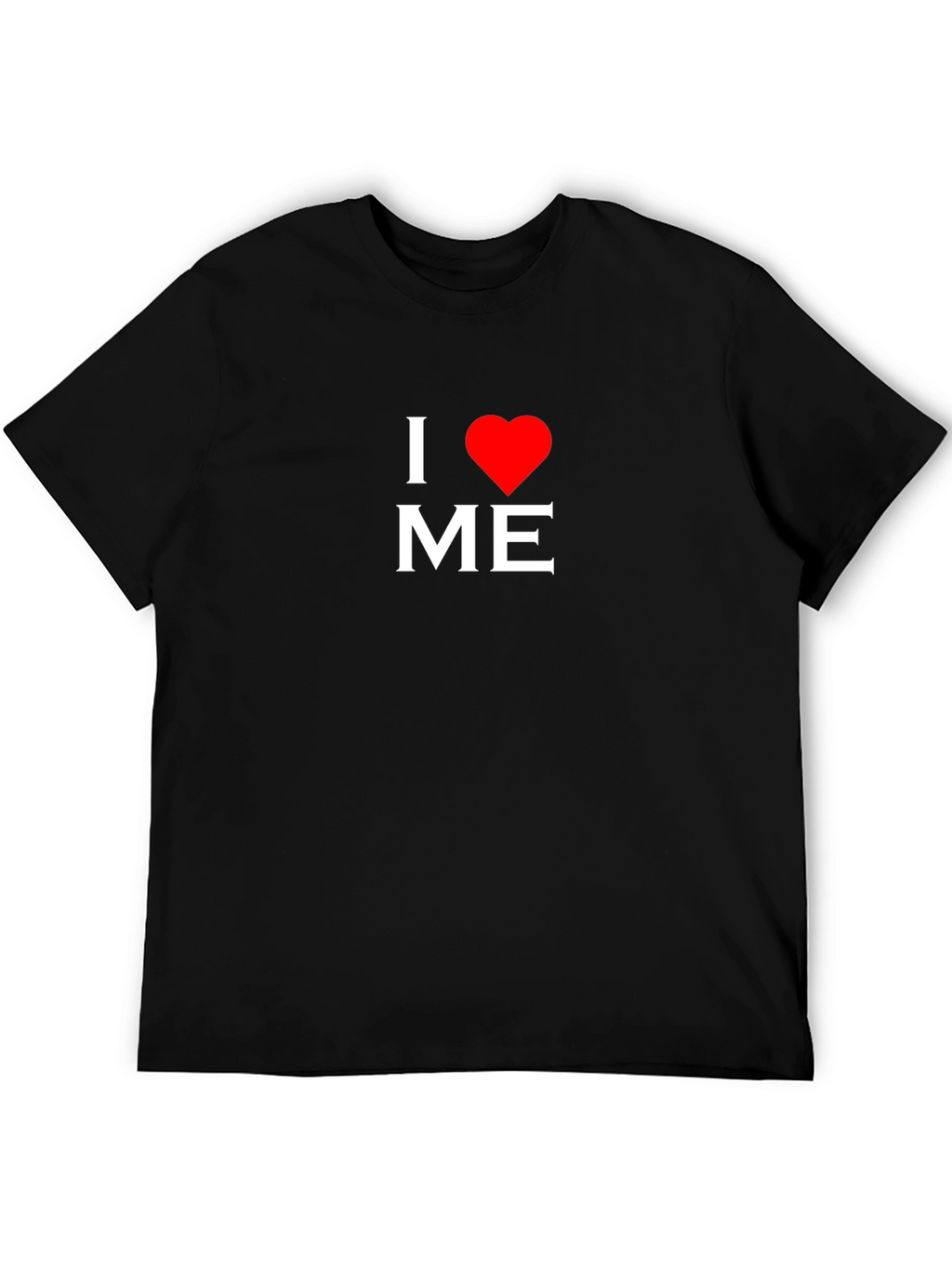 I Heart Me Black Tee