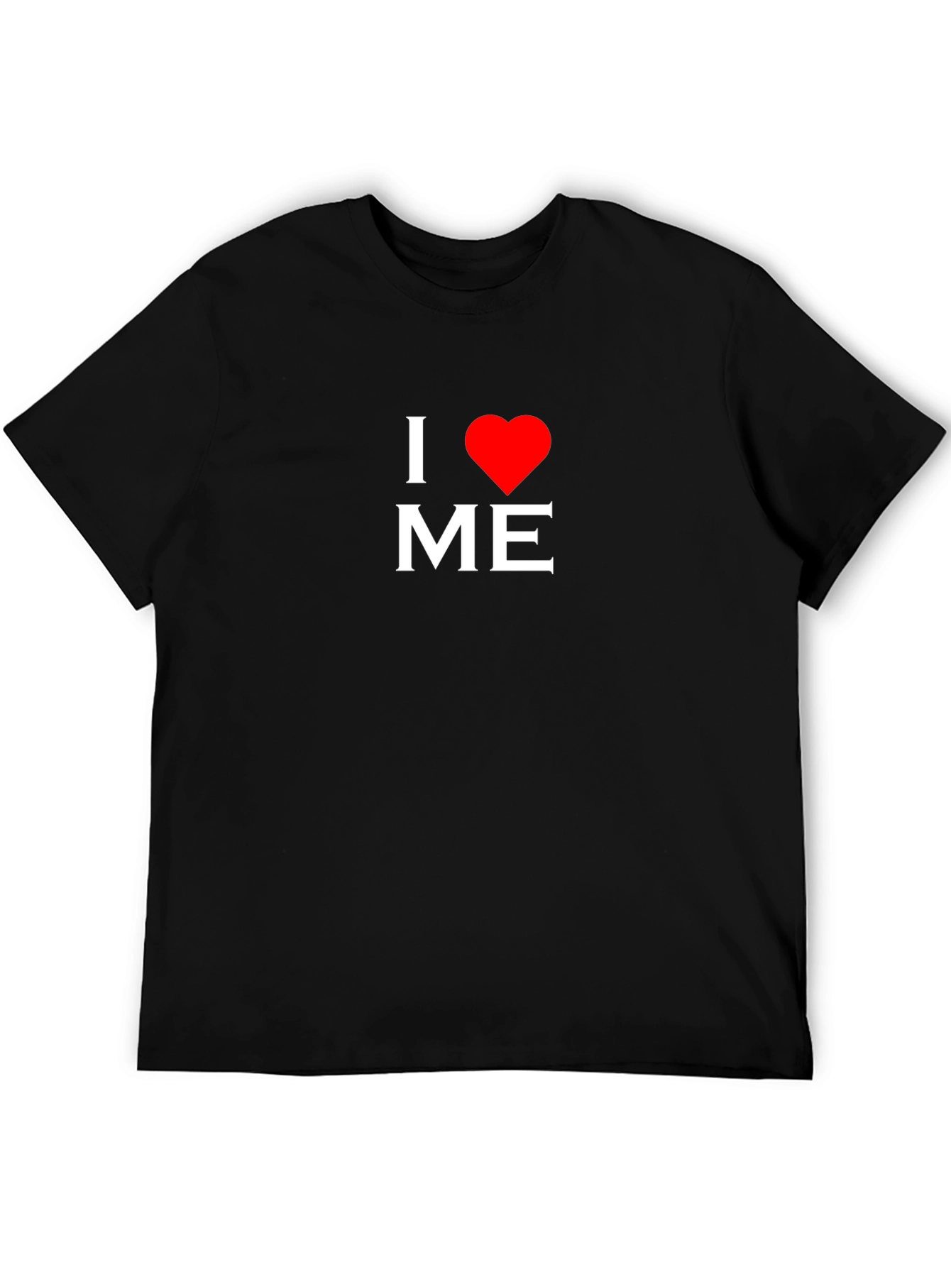 I Heart Me Black Tee