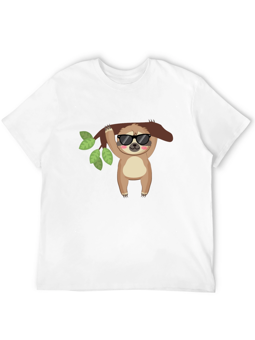 Cool Sloth Black T-Shirt