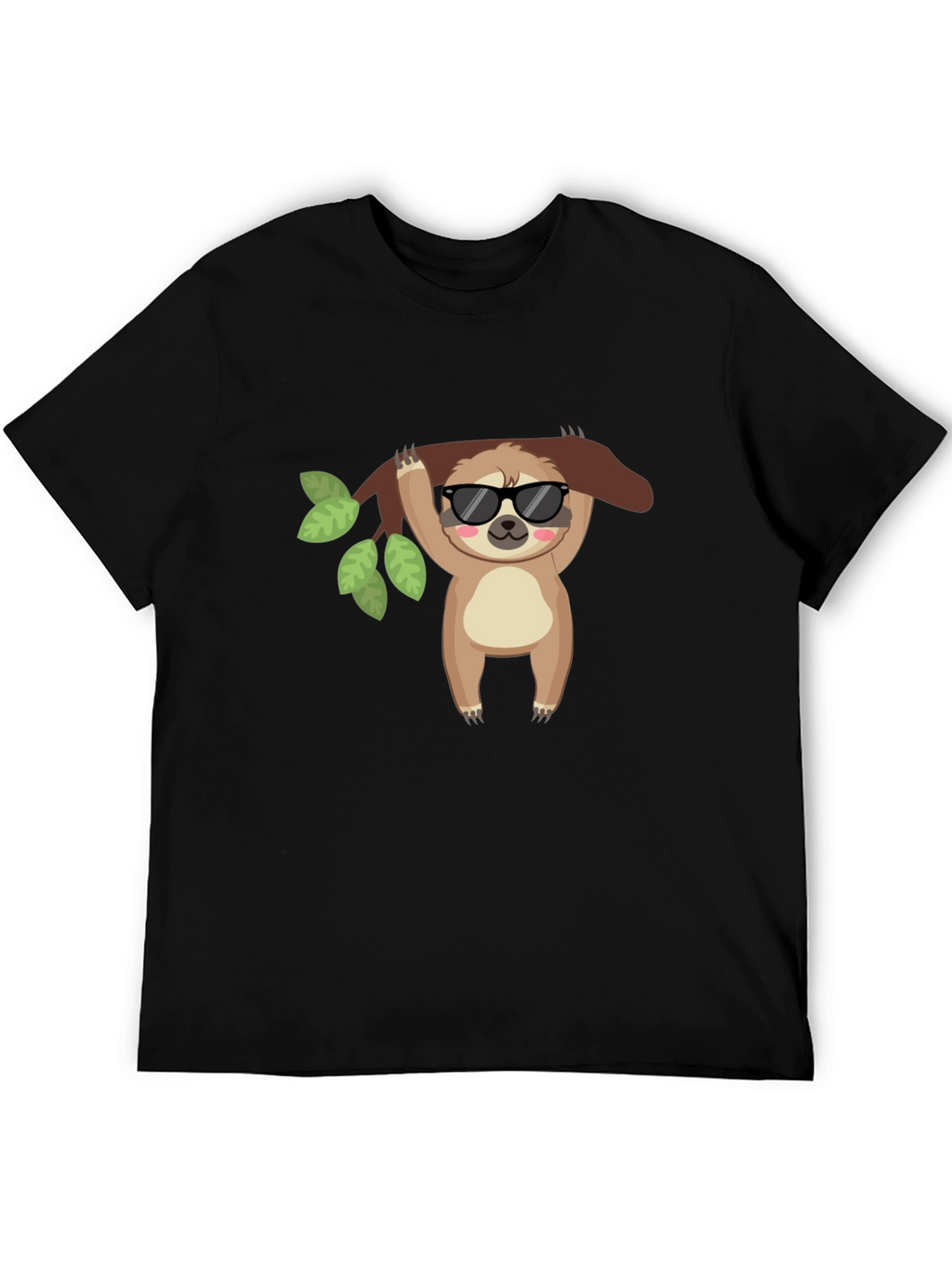 Cool Sloth Black T-Shirt