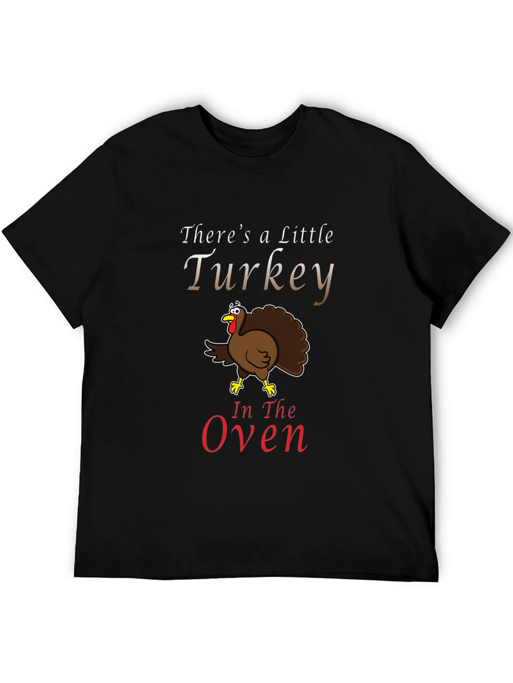 Turkey in the Oven Funny Pregnancy Announcement T-Shirt