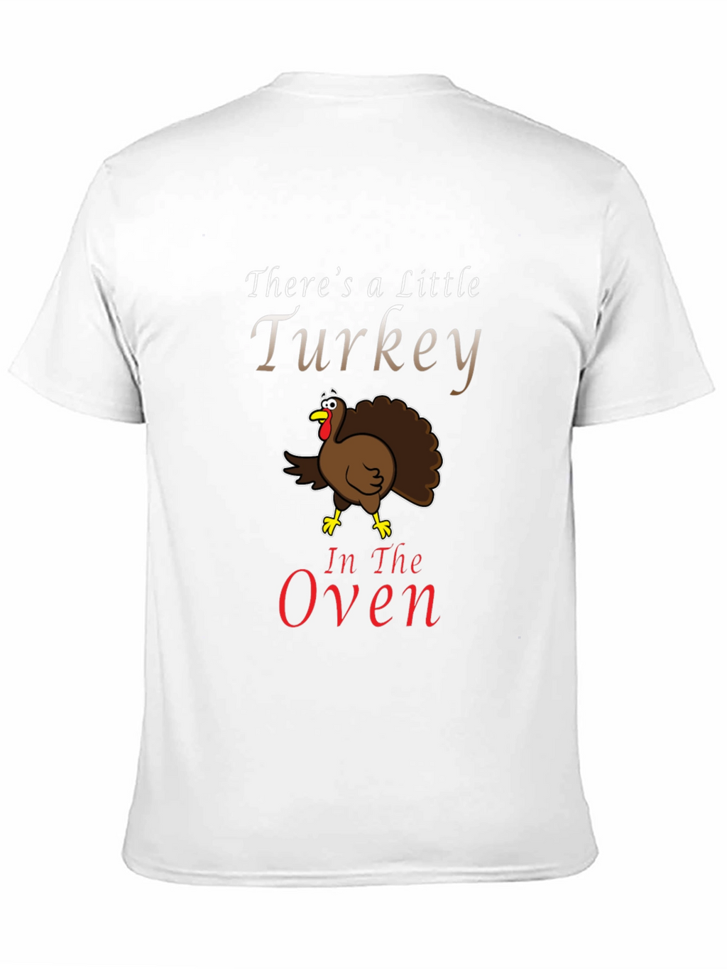 Turkey in the Oven Funny Pregnancy Announcement T-Shirt