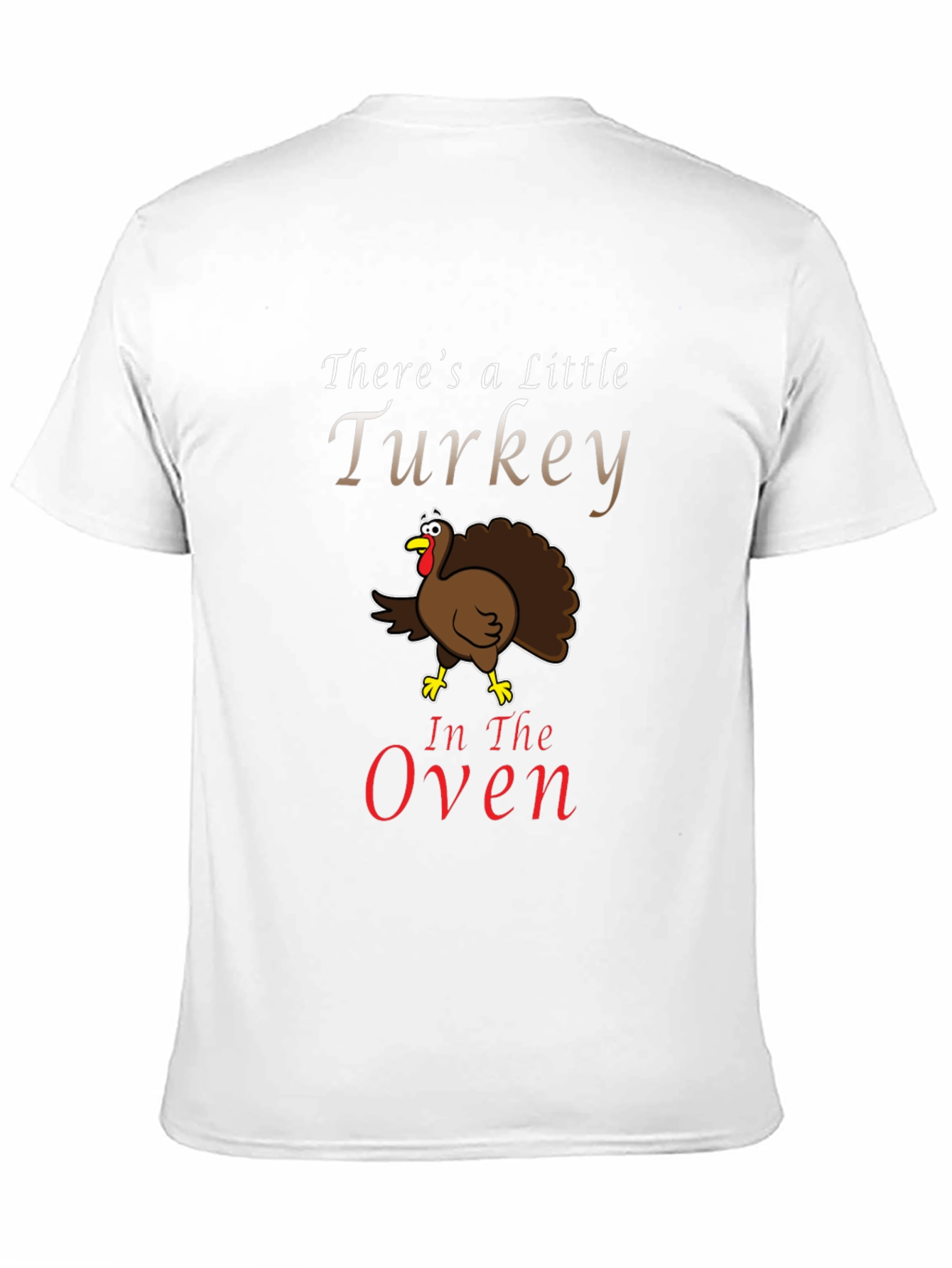 Turkey in the Oven Funny Pregnancy Announcement T-Shirt