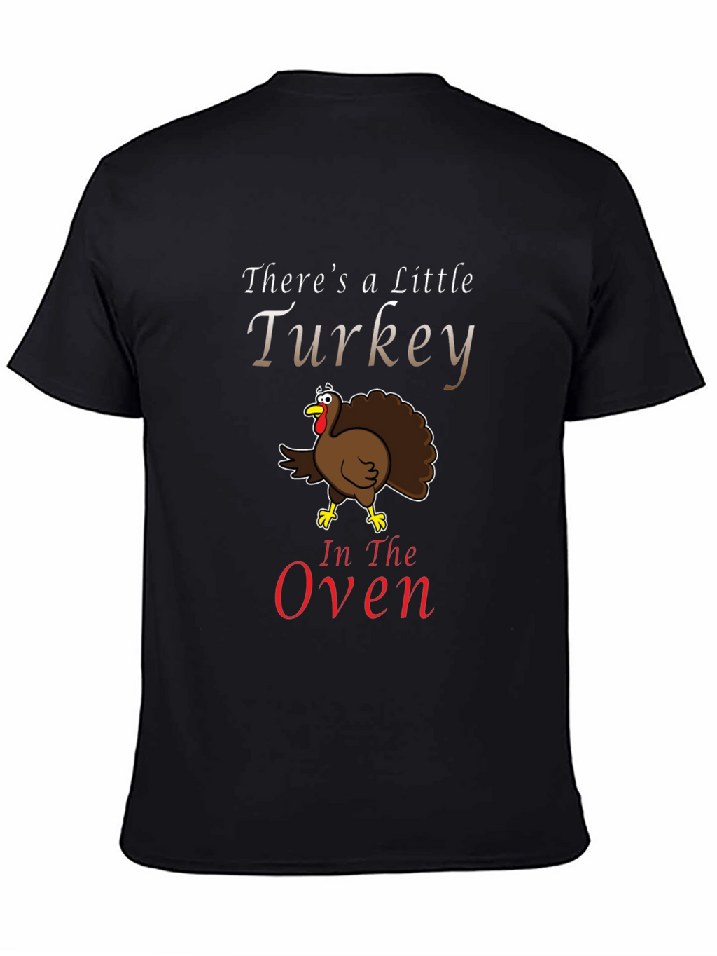 Turkey in the Oven Funny Pregnancy Announcement T-Shirt