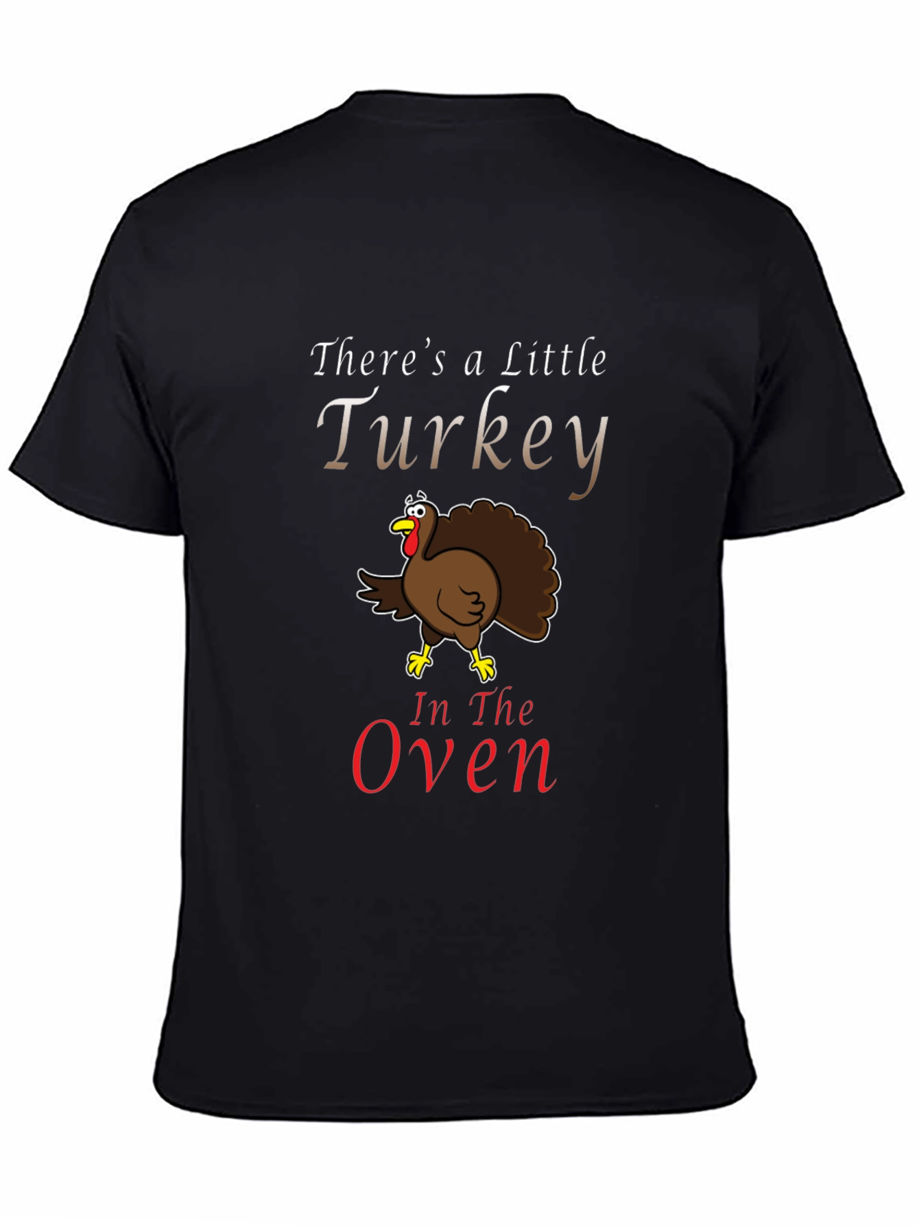 Turkey in the Oven Funny Pregnancy Announcement T-Shirt