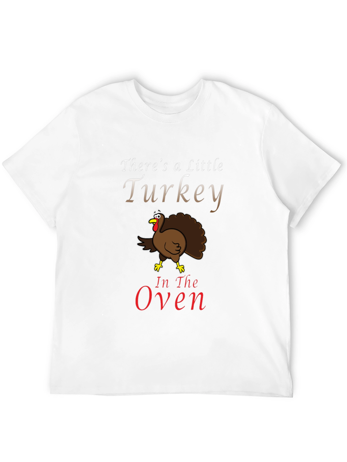 Turkey in the Oven Funny Pregnancy Announcement T-Shirt