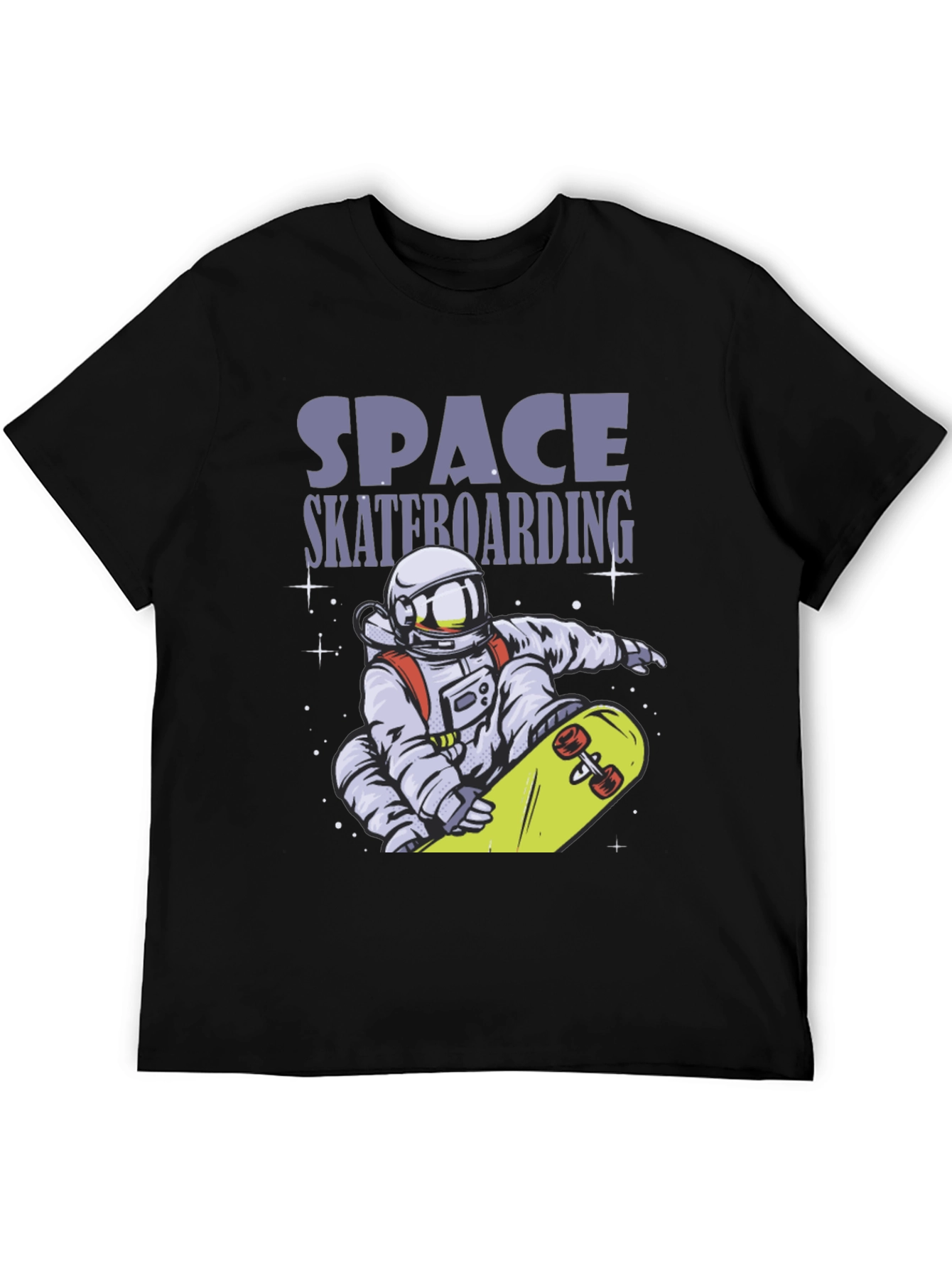 Space Skateboarding T-Shirt - Astronaut Design