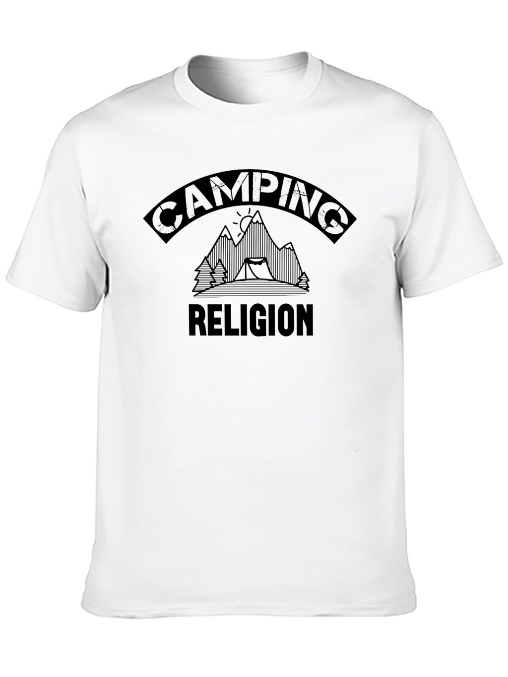 Camping Religion T-Shirt - Nature Lover Tee