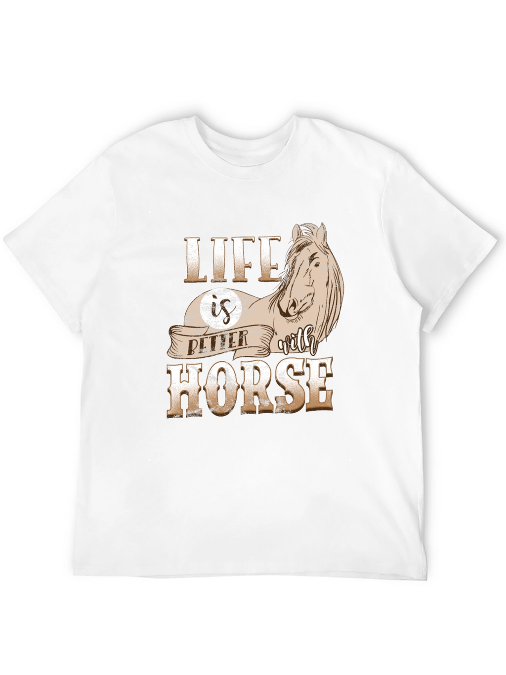 Life is Better with Horse Graphic T-Shirt