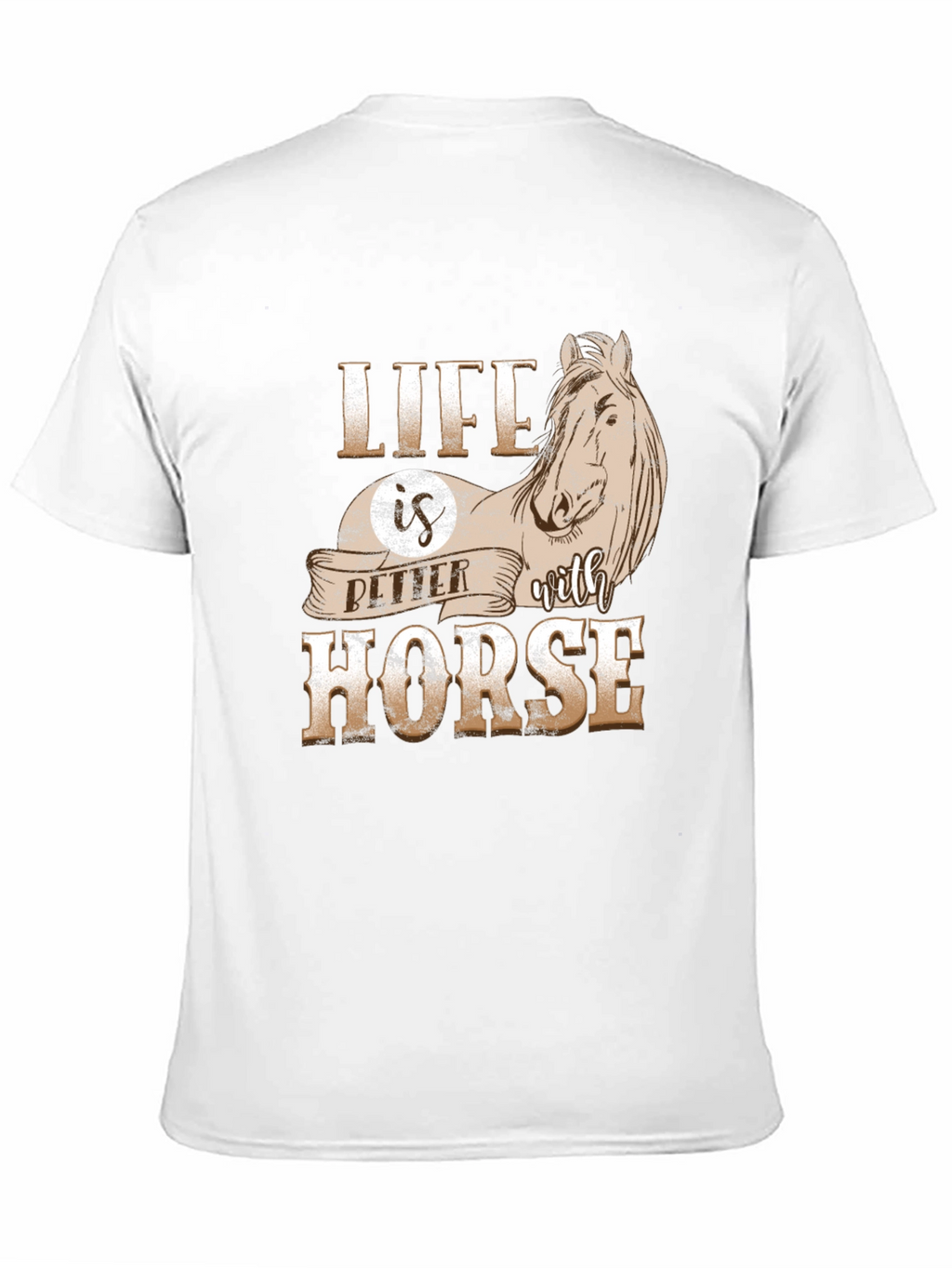 Life is Better with Horse Graphic T-Shirt