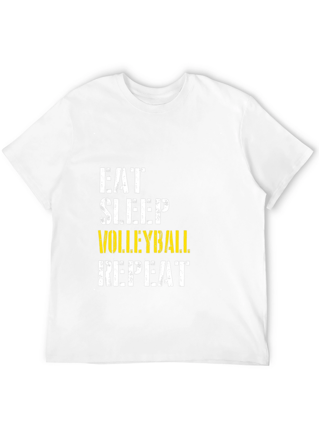 Eat Sleep Volleyball Repeat Black T-Shirt