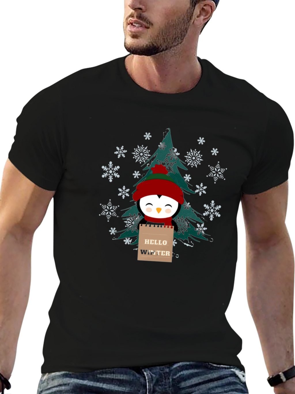 Winter Penguin Graphic Tee