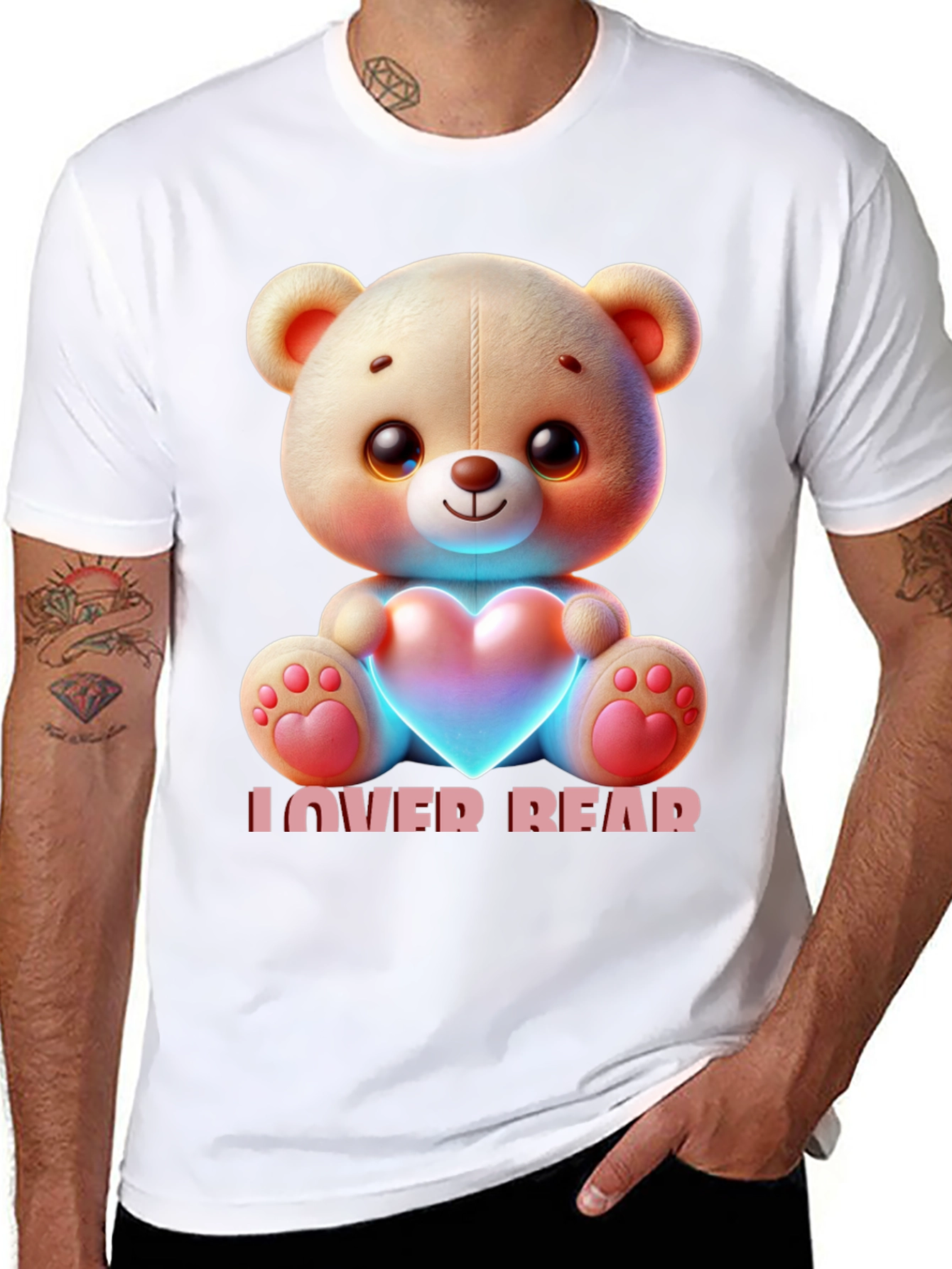 Cute Lover Bear T-Shirt