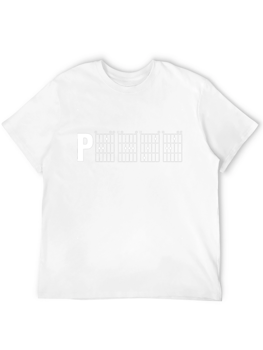Guitar Chord T-Shirt - Black - Graphic Tee