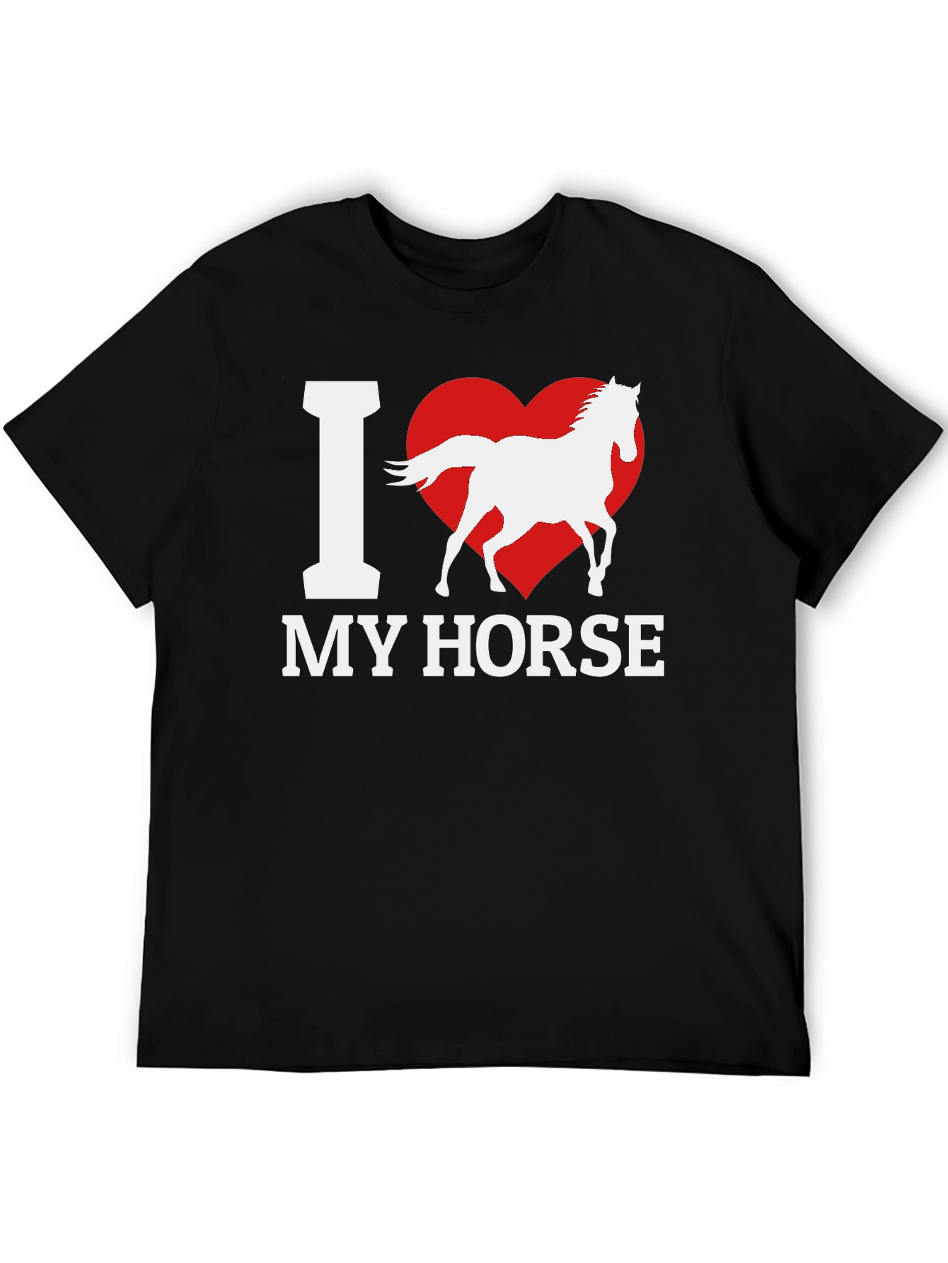 I Heart My Horse T-Shirt - Stylish Equestrian Tee