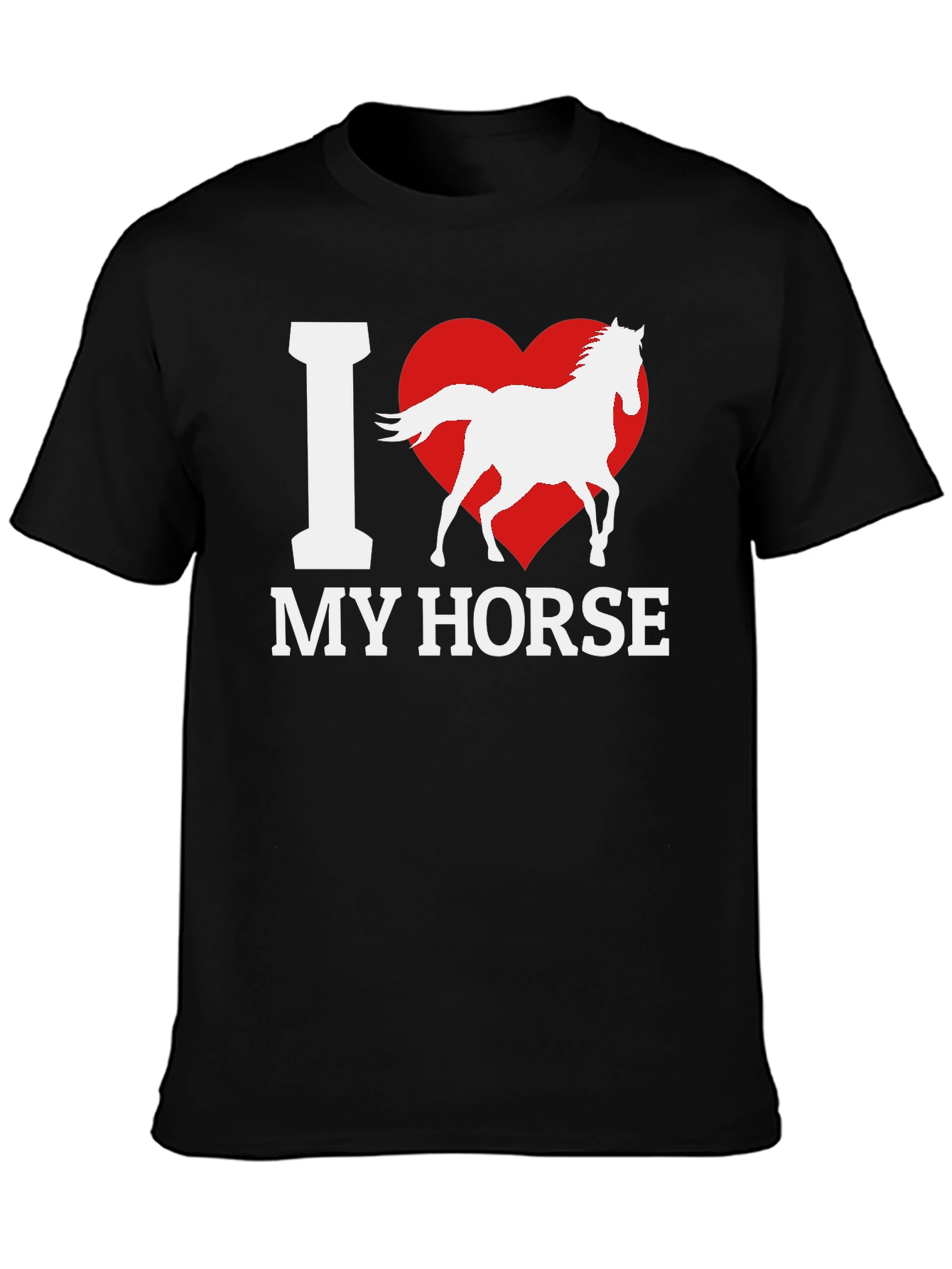 I Heart My Horse T-Shirt - Stylish Equestrian Tee
