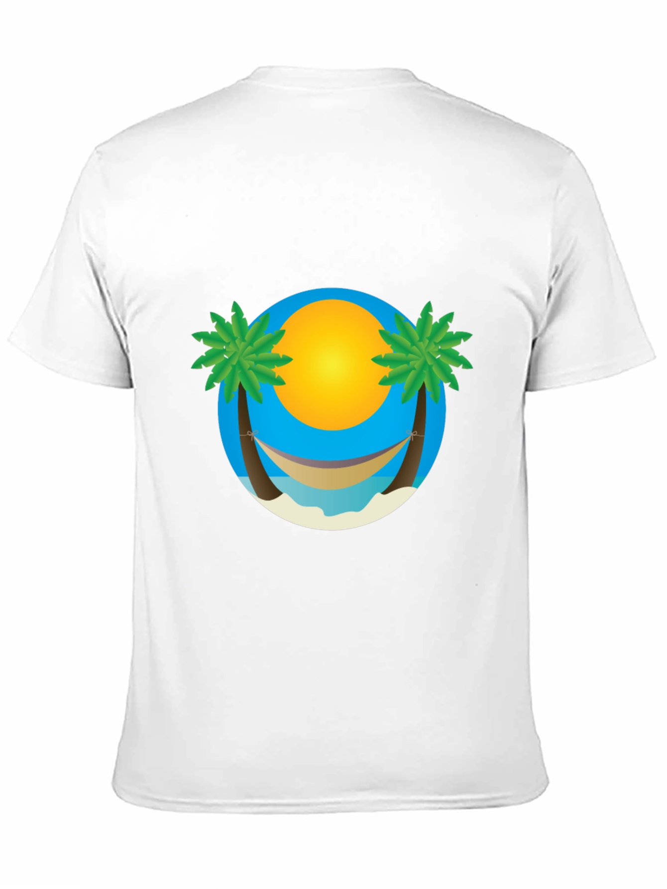 Island Hammock Graphic T-Shirt - Black