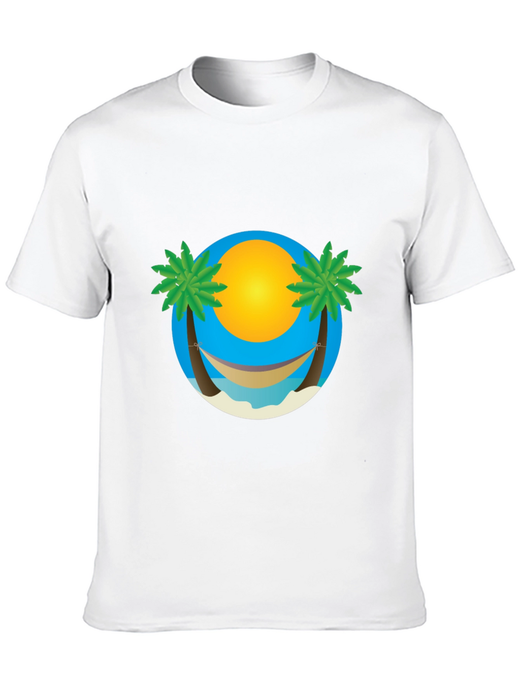 Island Hammock Graphic T-Shirt - Black