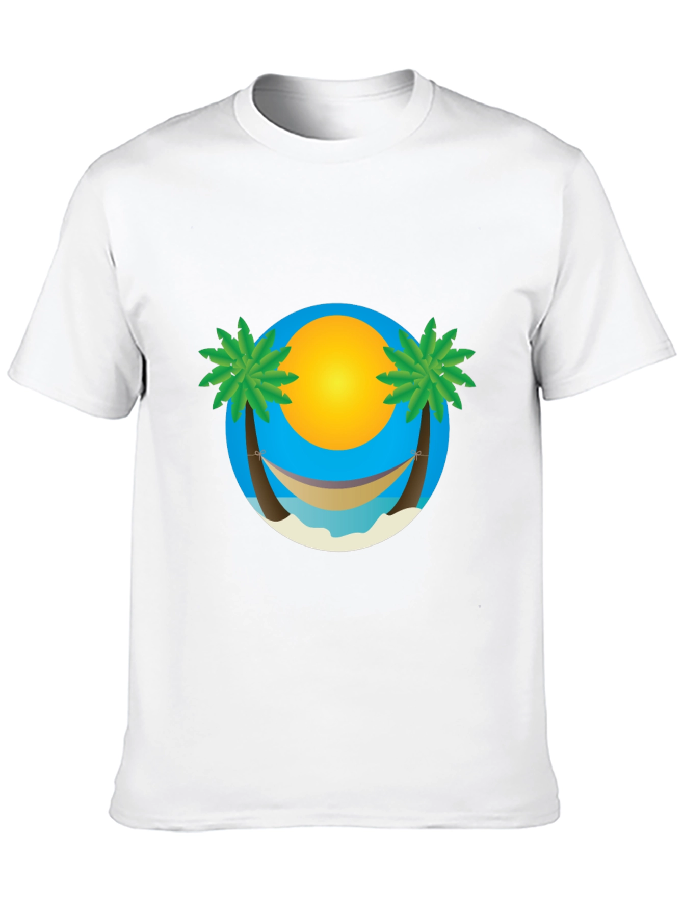 Island Hammock Graphic T-Shirt - Black