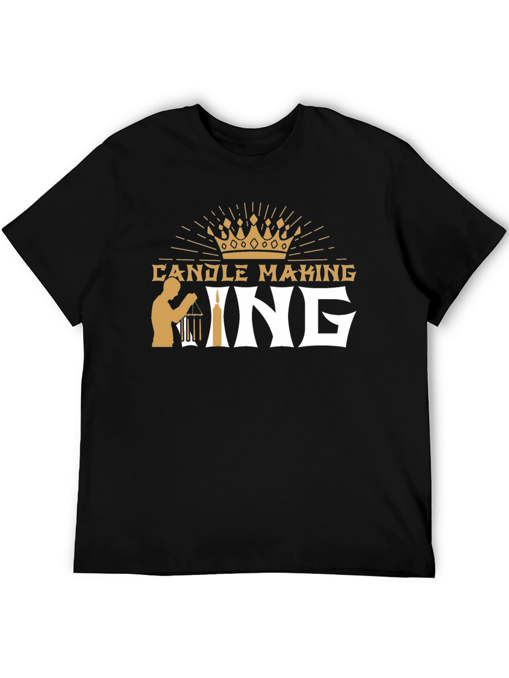 Candle Making King T-Shirt - Black