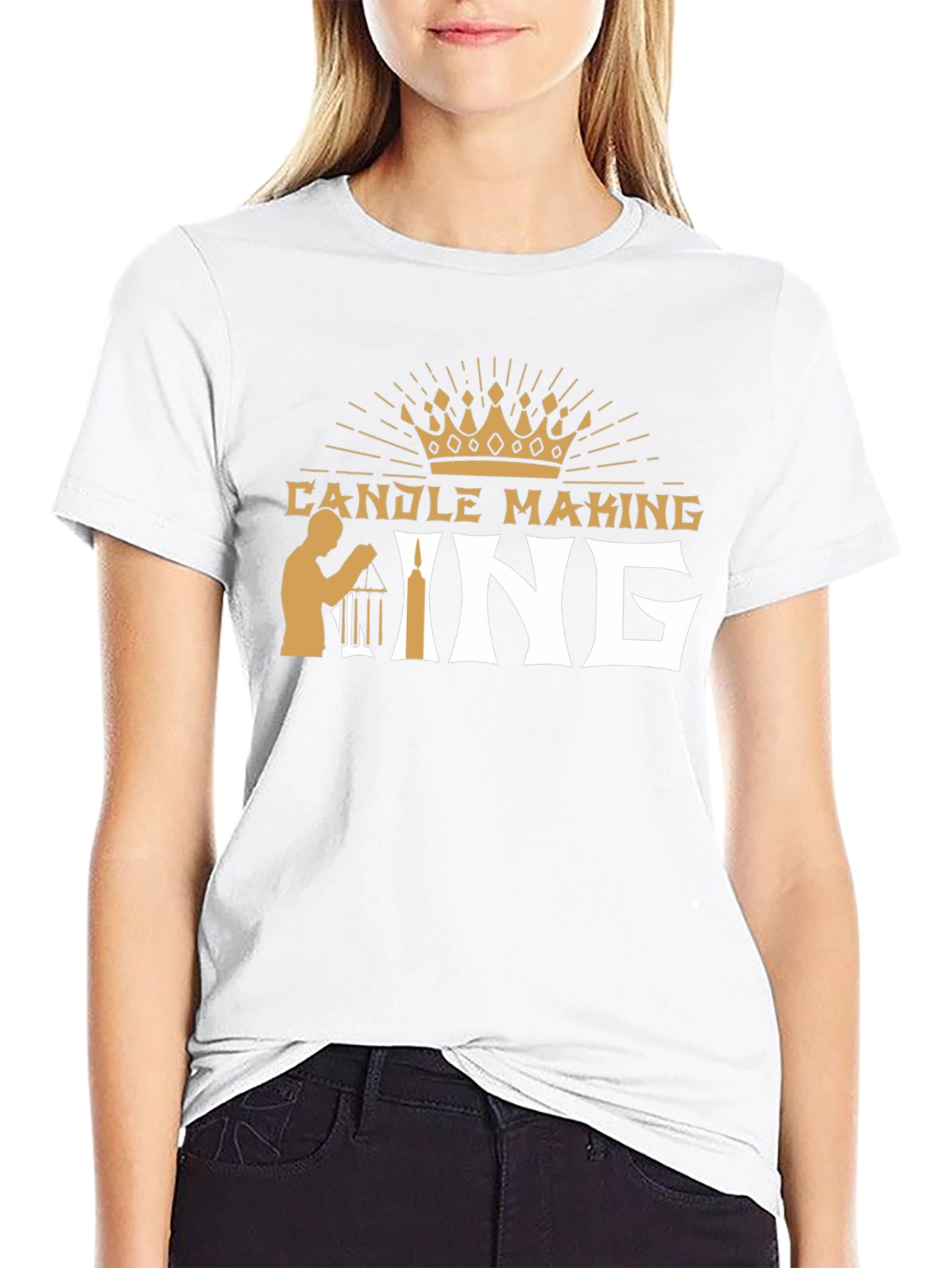 Candle Making King T-Shirt - Black