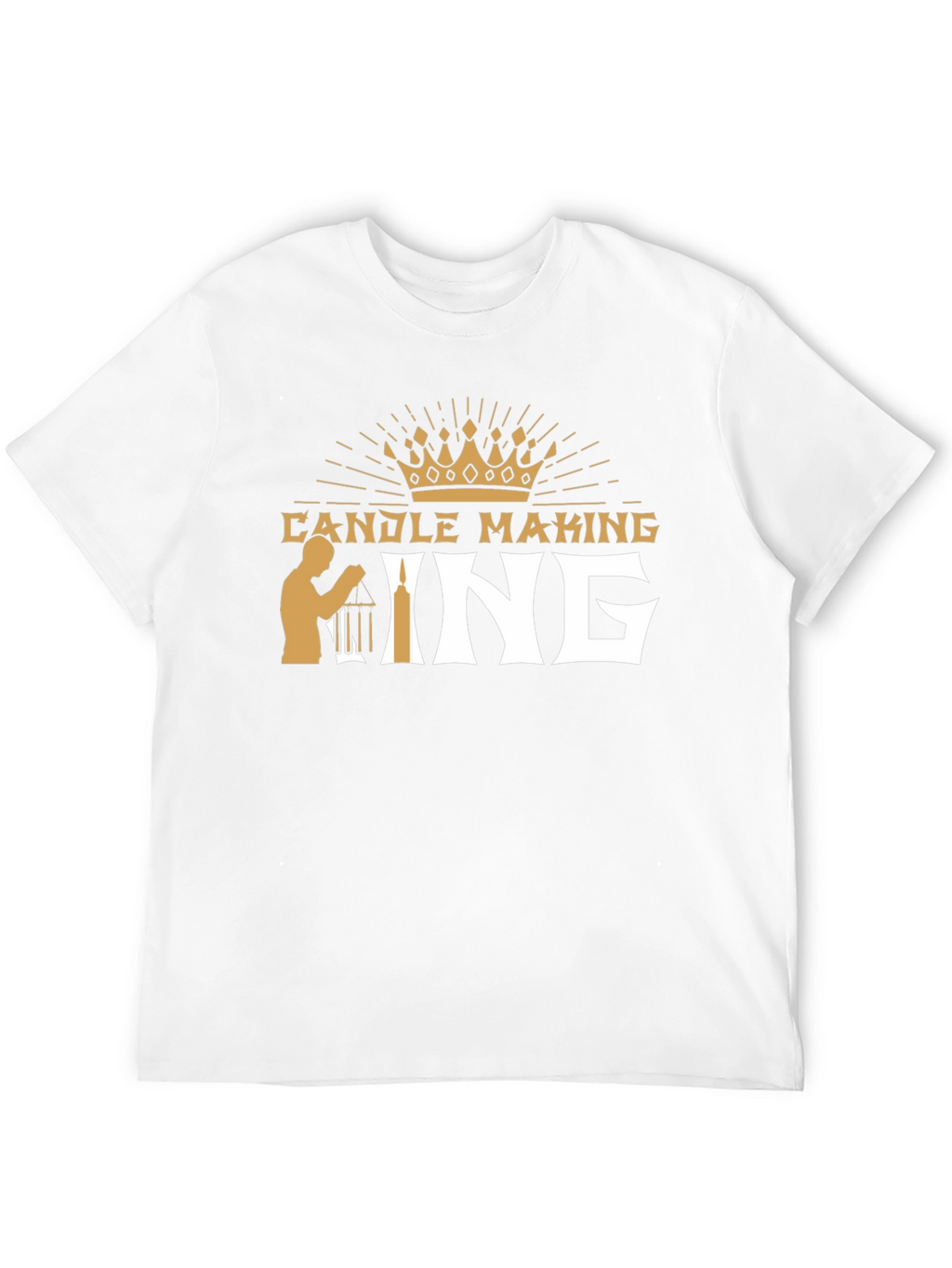 Candle Making King T-Shirt - Black