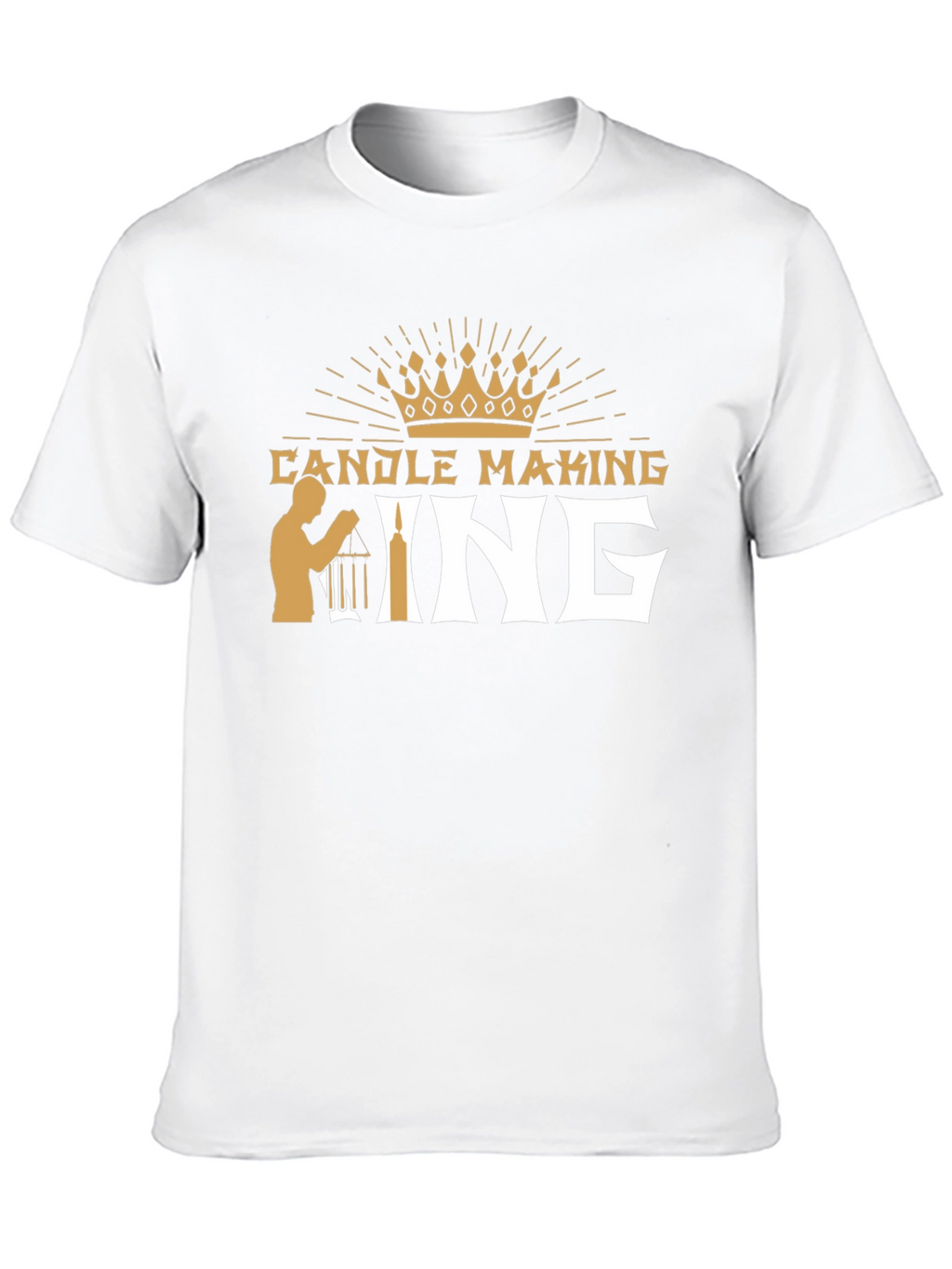 Candle Making King T-Shirt - Black