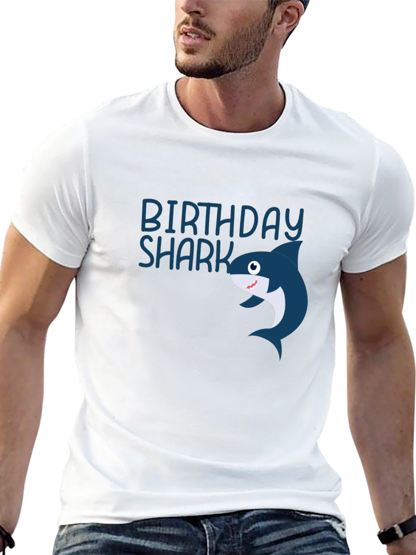 Birthday Shark Graphic Tee