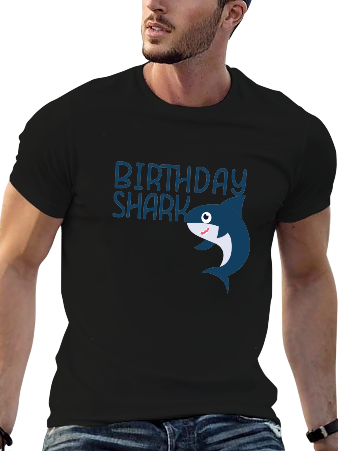 Birthday Shark Graphic Tee